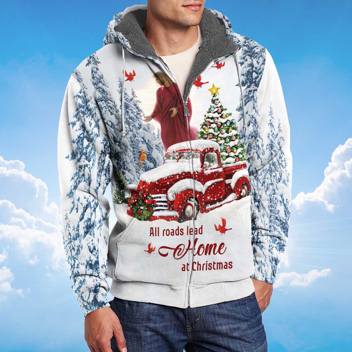 all-roads-lead-home-at-christmas-fleece-zipper-god-jesus-fleece-zipper