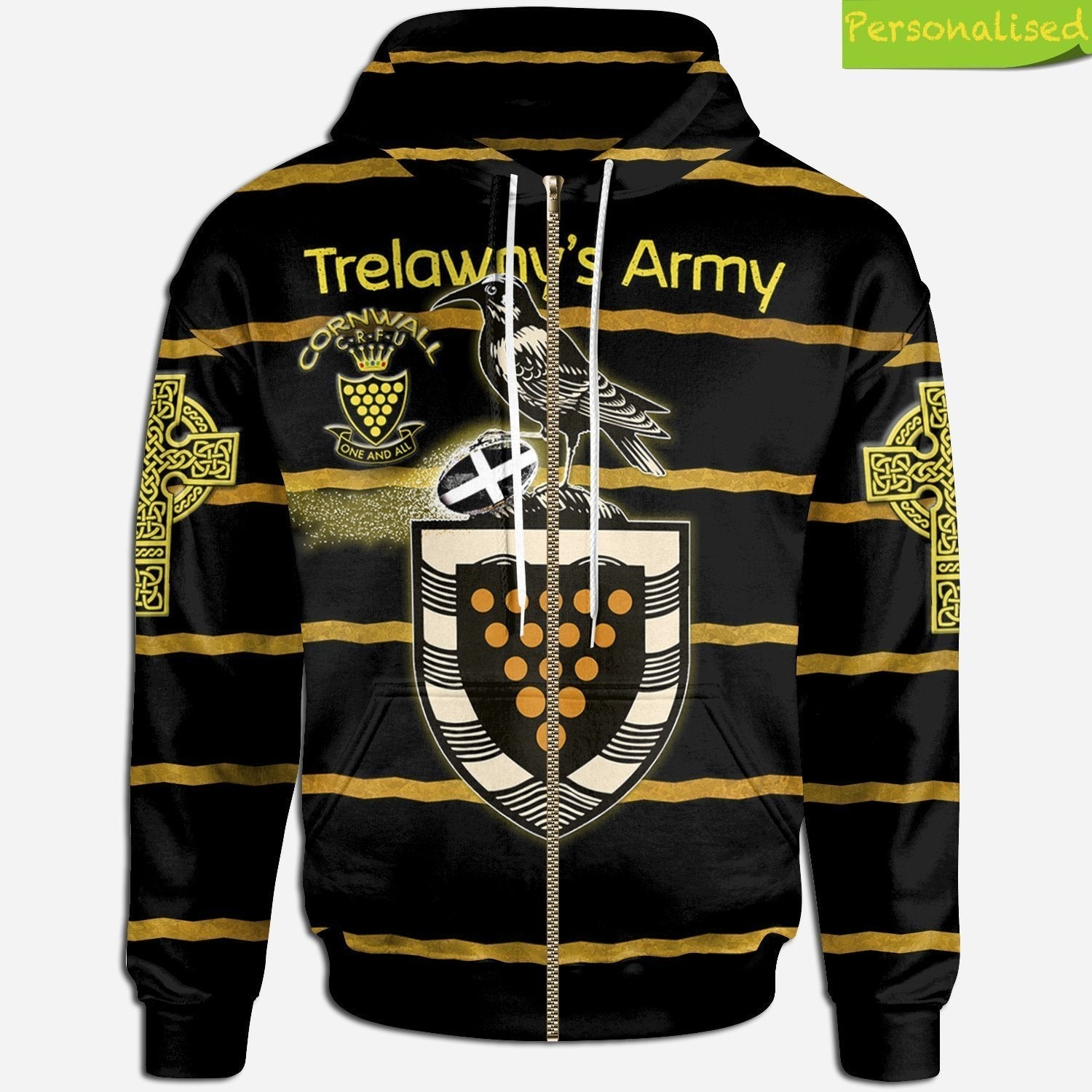 custom-text-cornwall-rugby-personalised-zip-hoodie-trelawnys-army