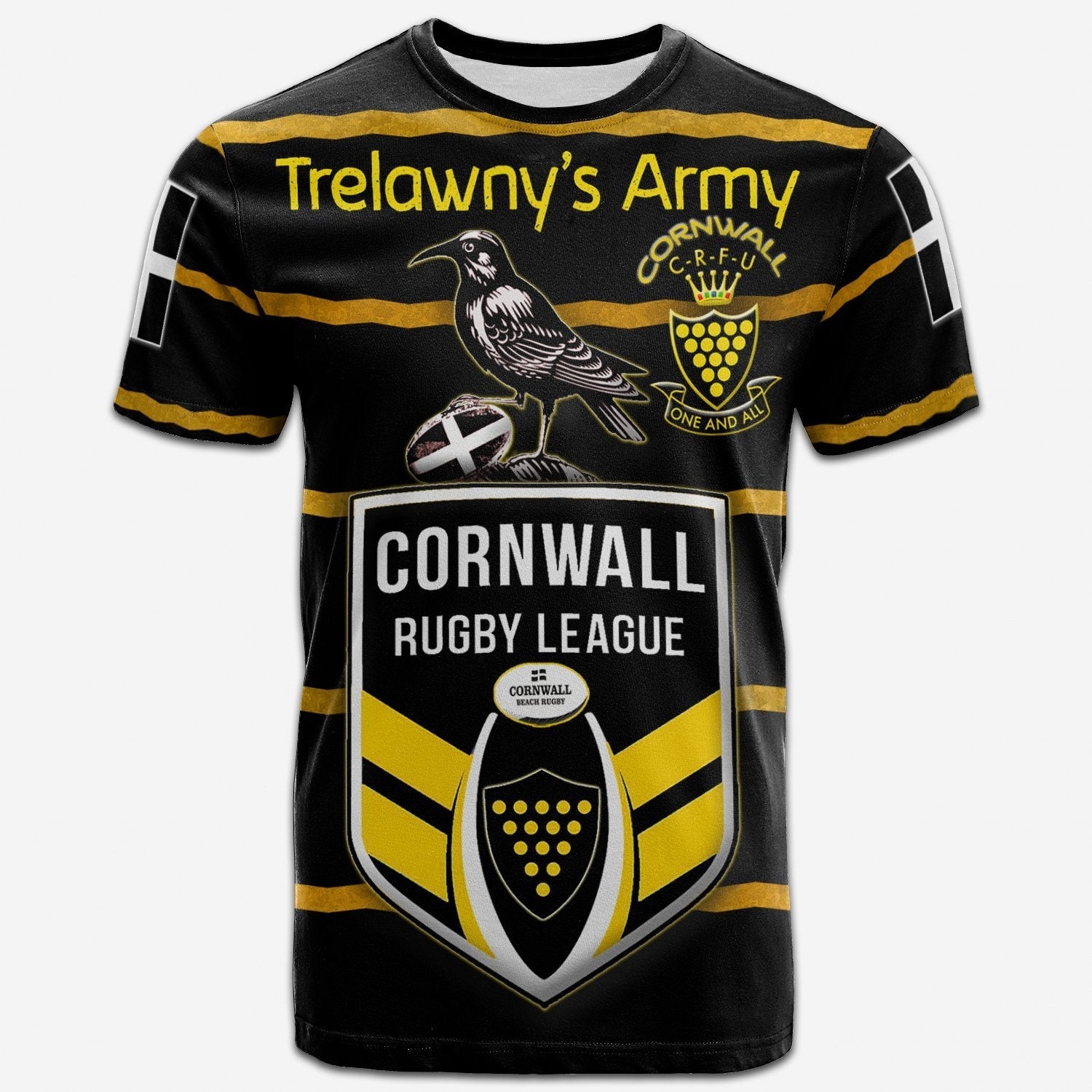 custom-text-cornwall-personalised-rugby-league-t-shirt-trelawnys-army-with-cornwall-flag