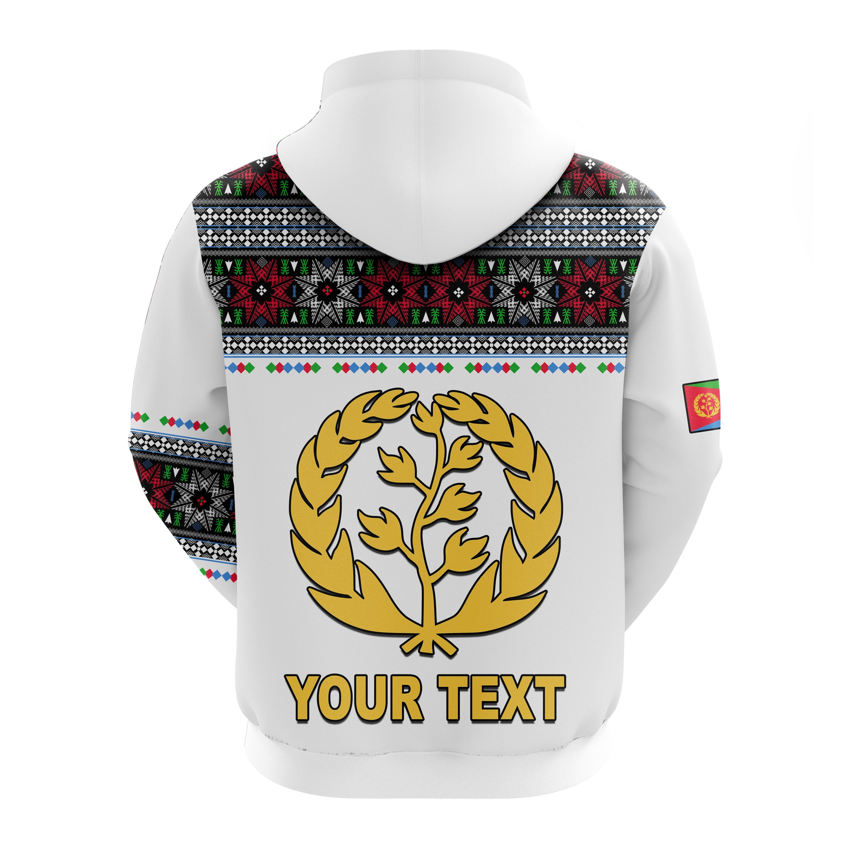 (Custom Personalised) Eritrea Hoodie Style Tibeb LT13