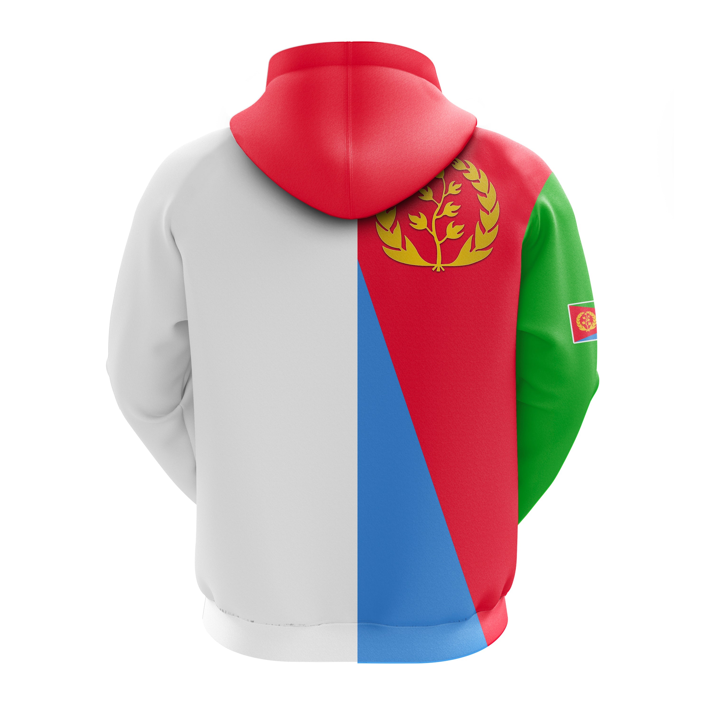 (Custom Personalised) Eritrea Hoodie Style Flag LT13