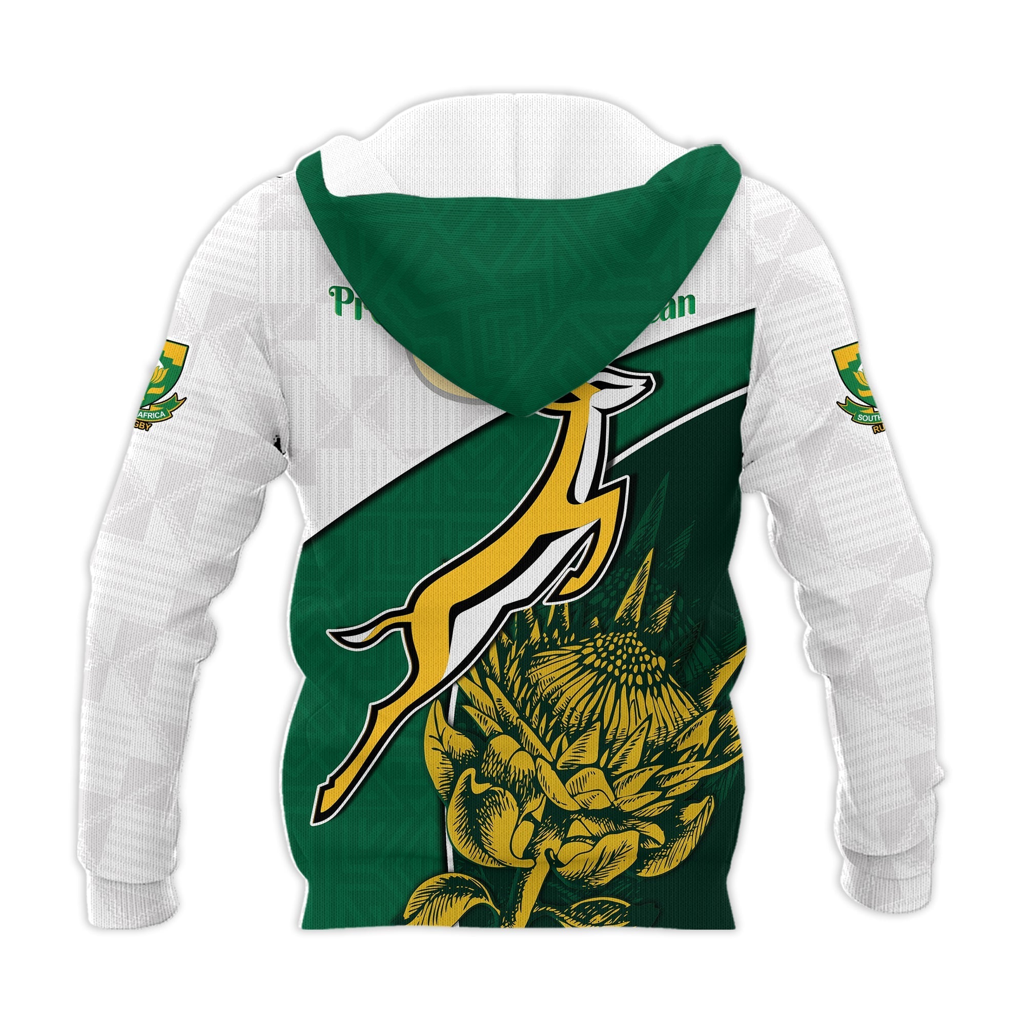 custom-personalised-south-africa-rugby-hoodie-king-protea-proudly-springboks