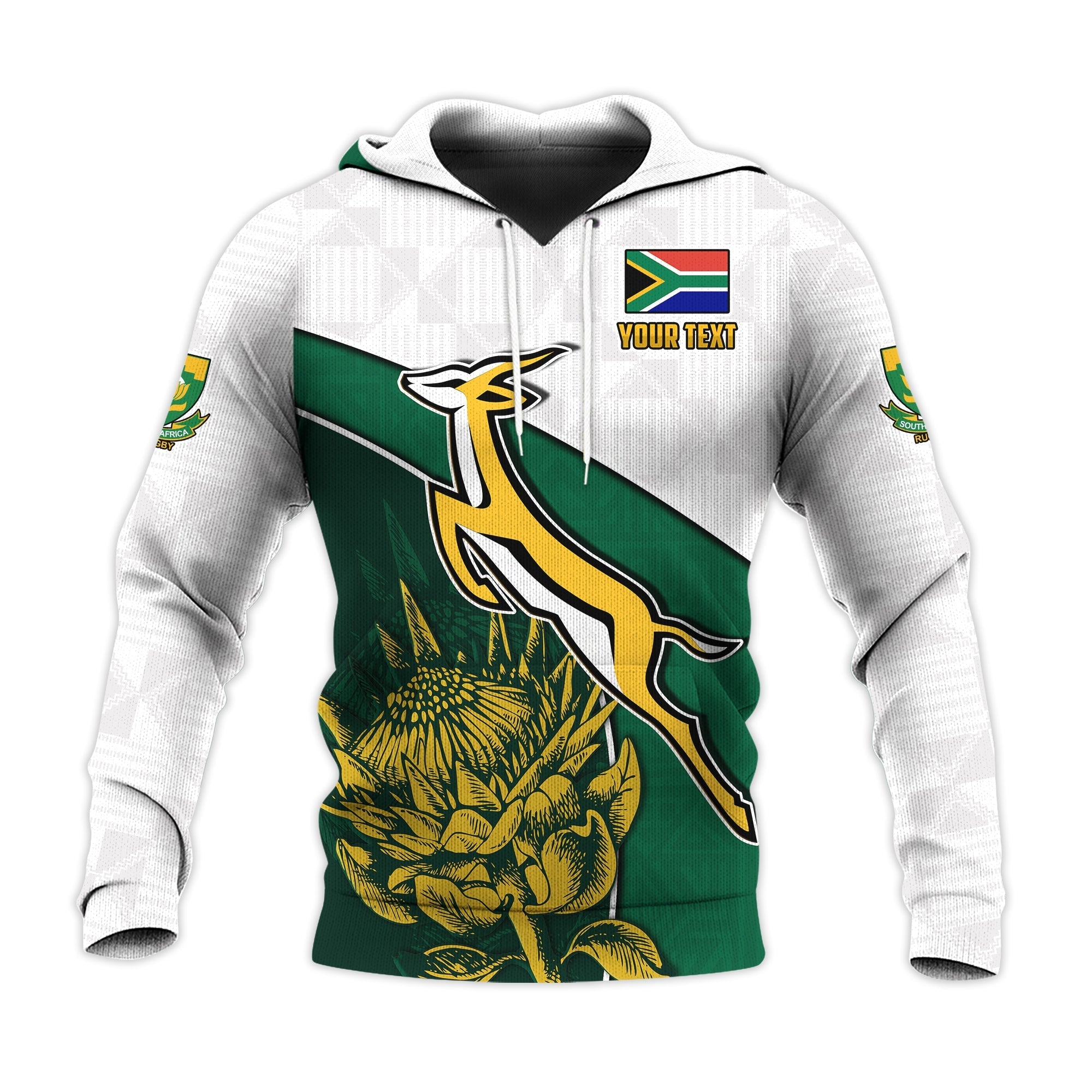 custom-personalised-south-africa-rugby-hoodie-king-protea-proudly-springboks