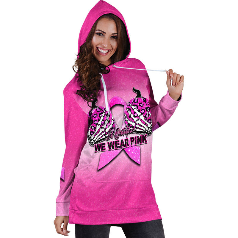 custom-personalised-breast-cancer-hoodie-dress-save-the-pumpkins-pink-style
