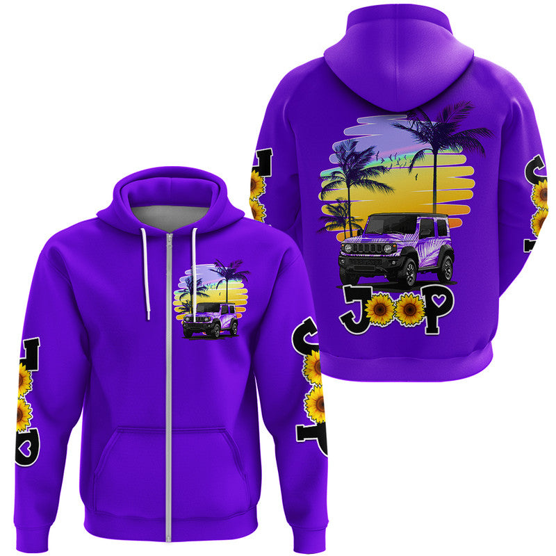 jeep-girl-hoodie-beach-sunset-purple-jeep