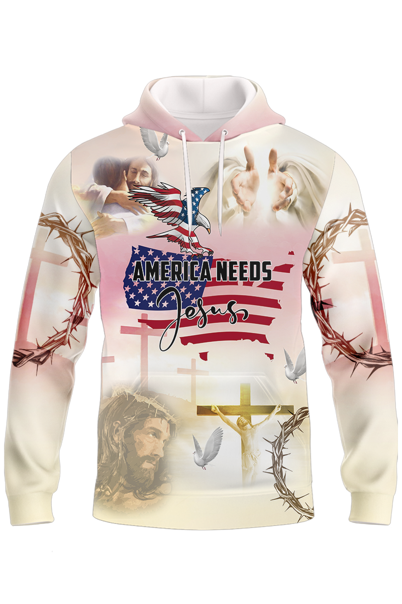 america-needs-jesus-hoodie