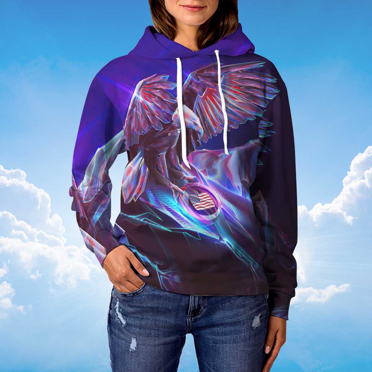 american-abstract-eagle-hoodie