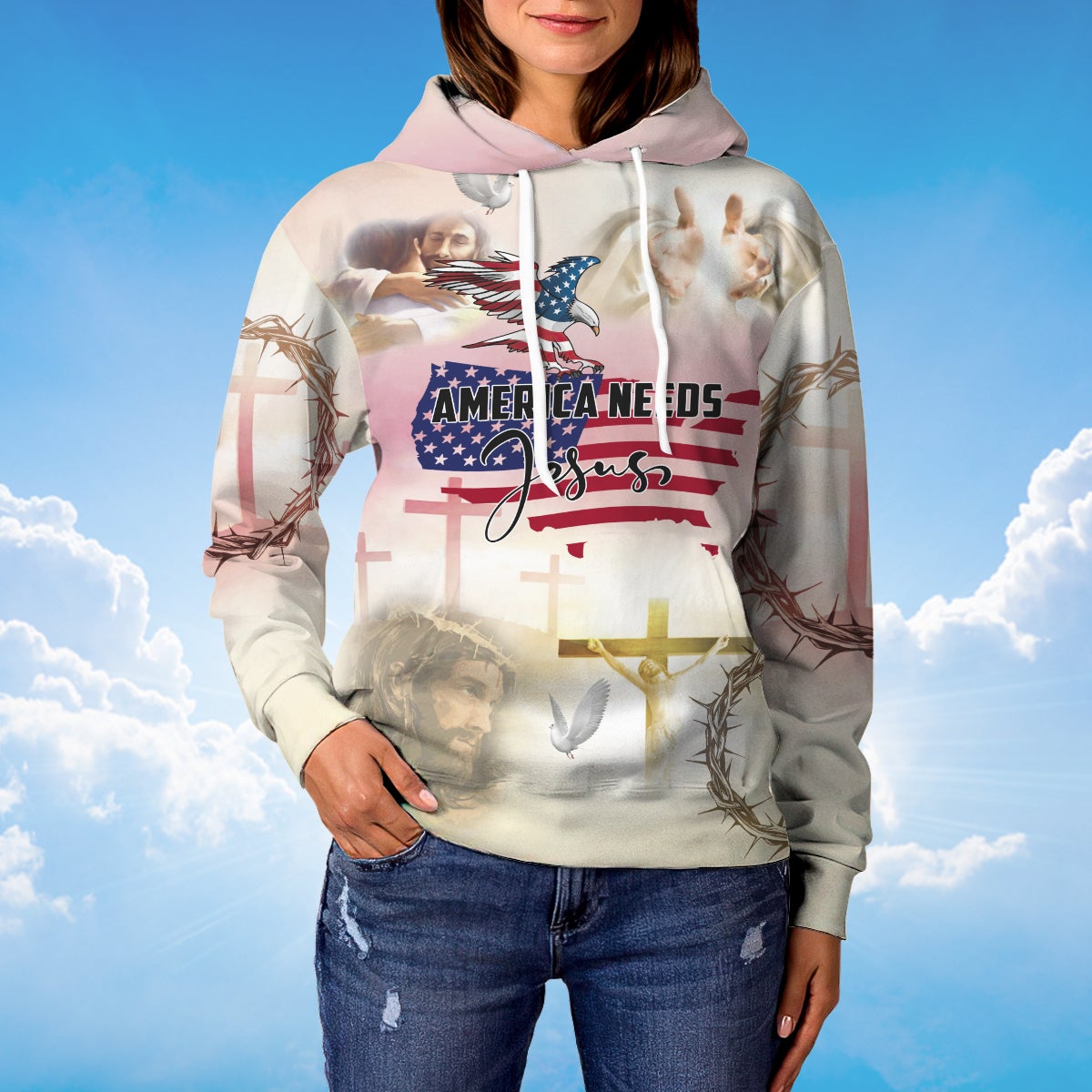 america-needs-jesus-hoodie