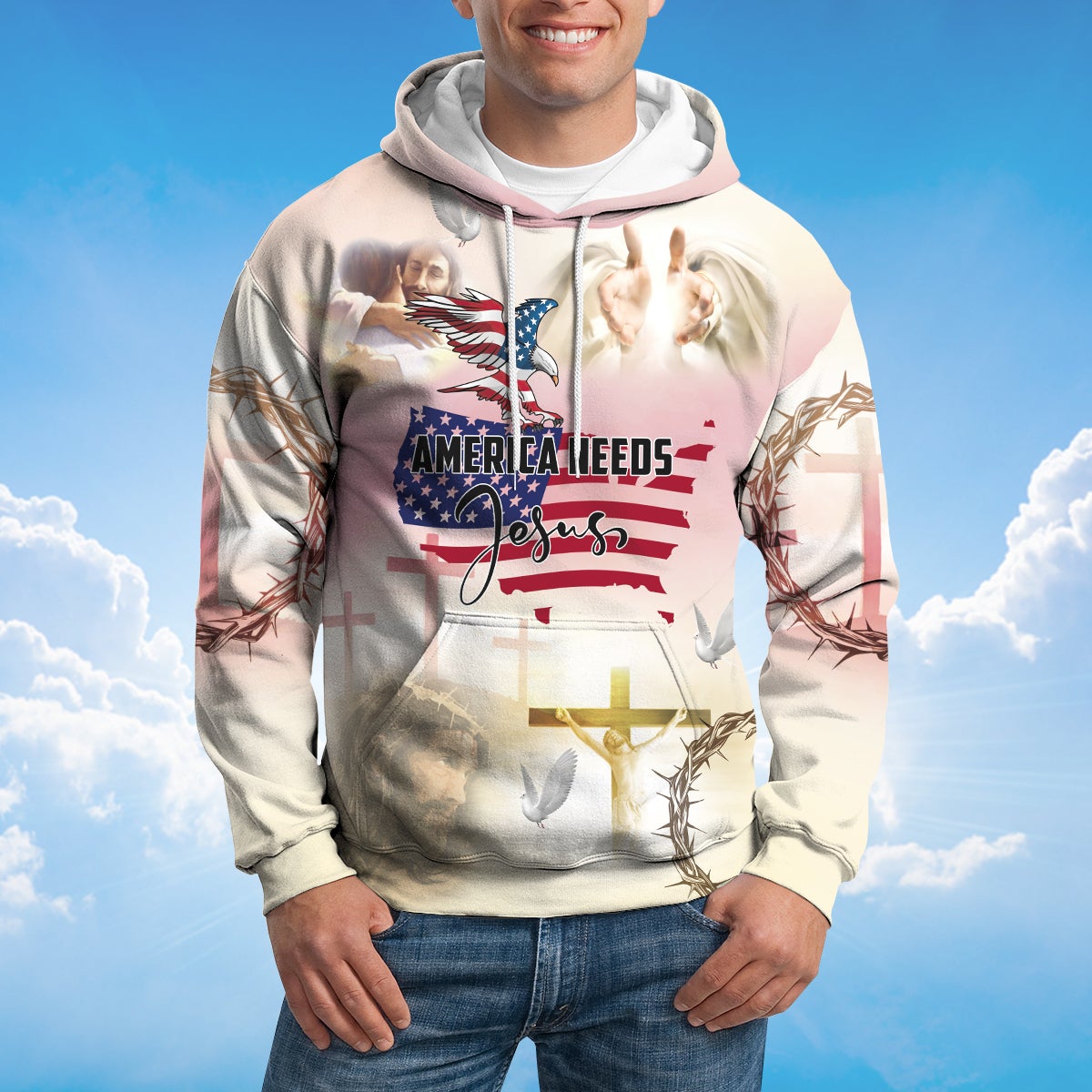 america-needs-jesus-hoodie