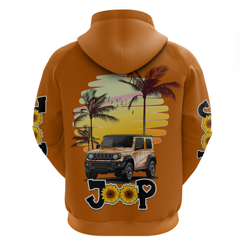 jeep-girl-hoodie-beach-sunset-orange-jeep