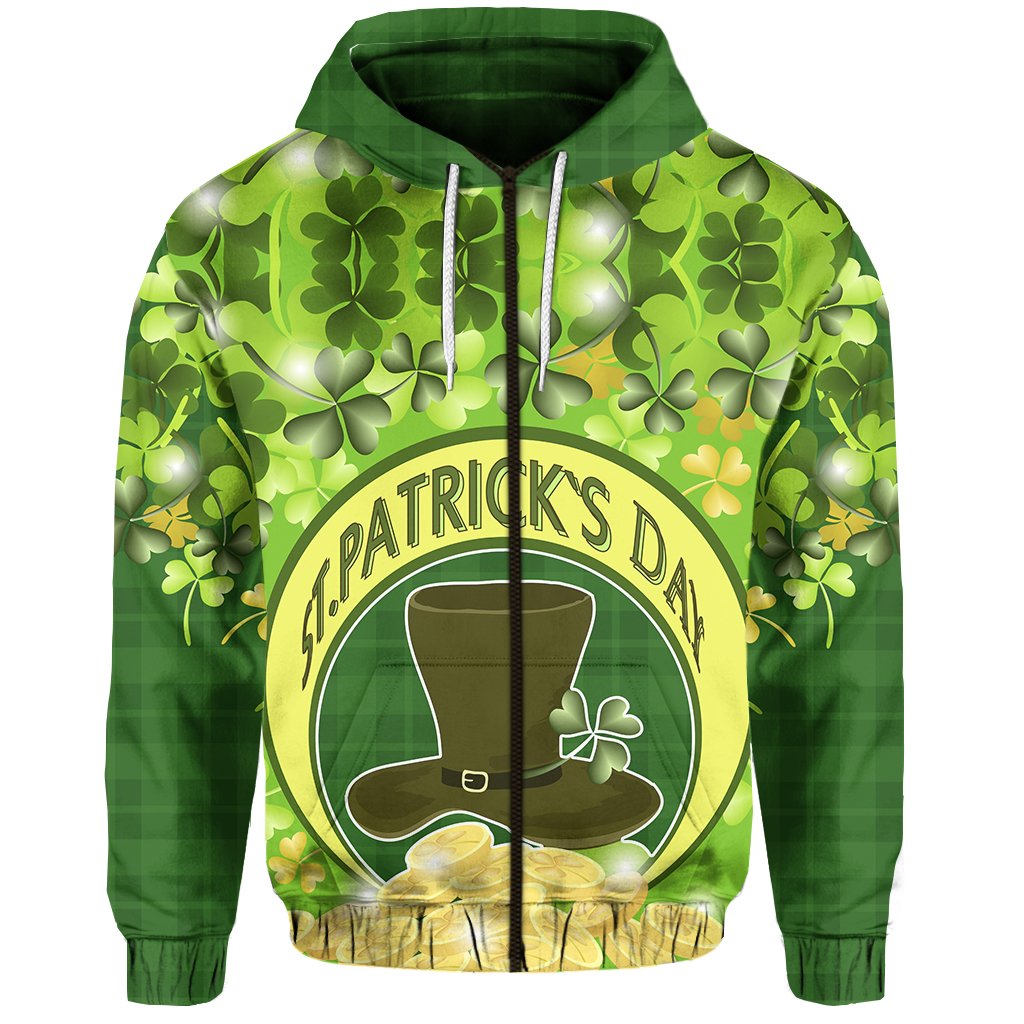 custom-personalised-st-patricks-day-zip-hoodie-shamrock