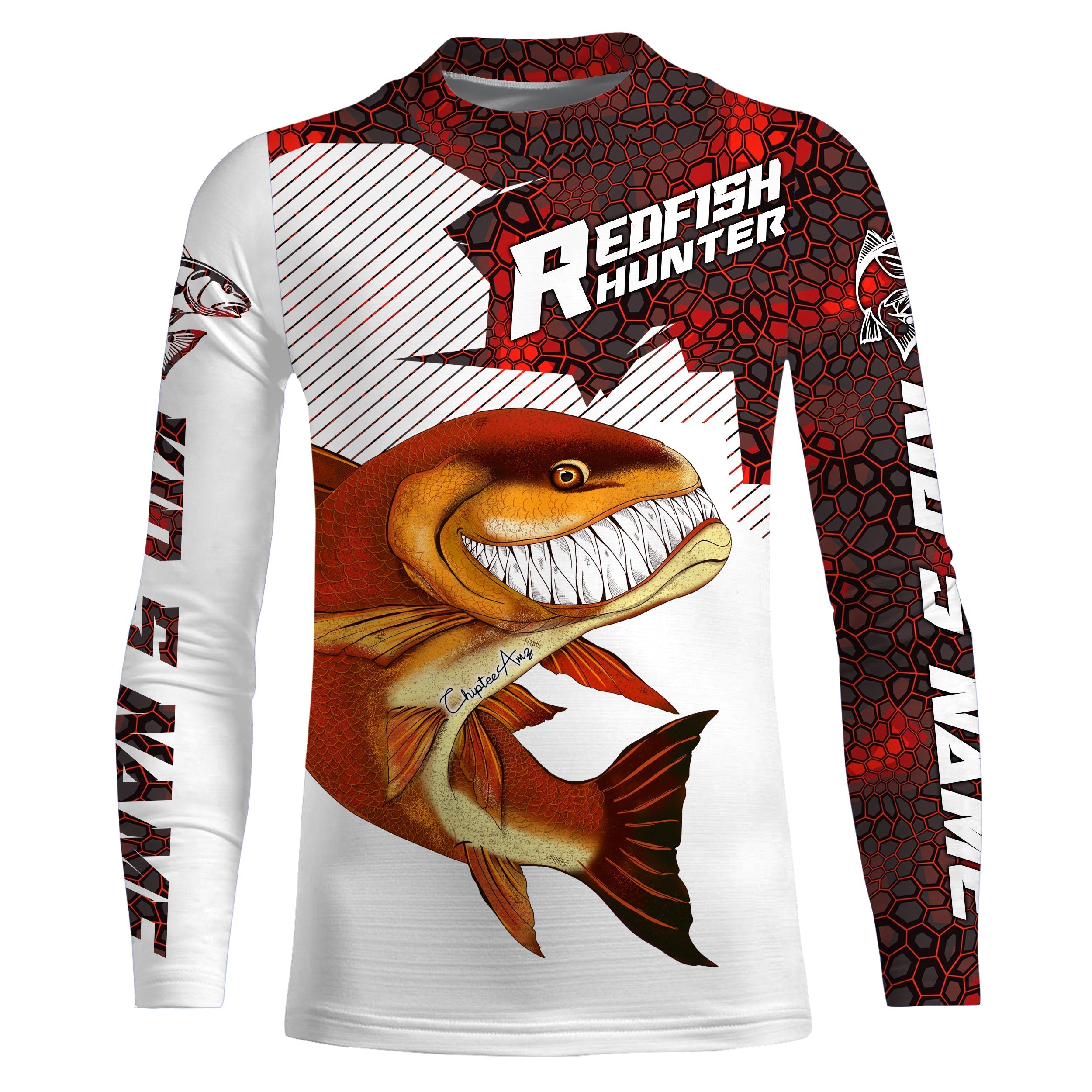 angry-redfish-custom-long-sleeve-fishing-shirts-redfish-hunter-fishing-jerseys-red-camo-fishing-long-sleeve-shirts