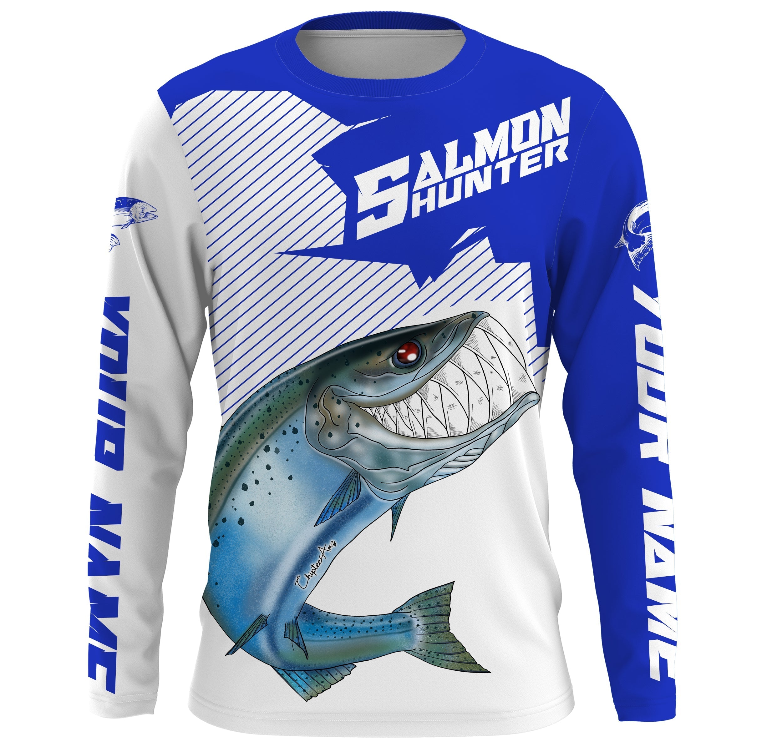 angry-chinook-king-salmon-custom-long-sleeve-fishing-shirts-salmon-hunter-fishing-jerseys-blue-fishing-long-sleeve-shirts