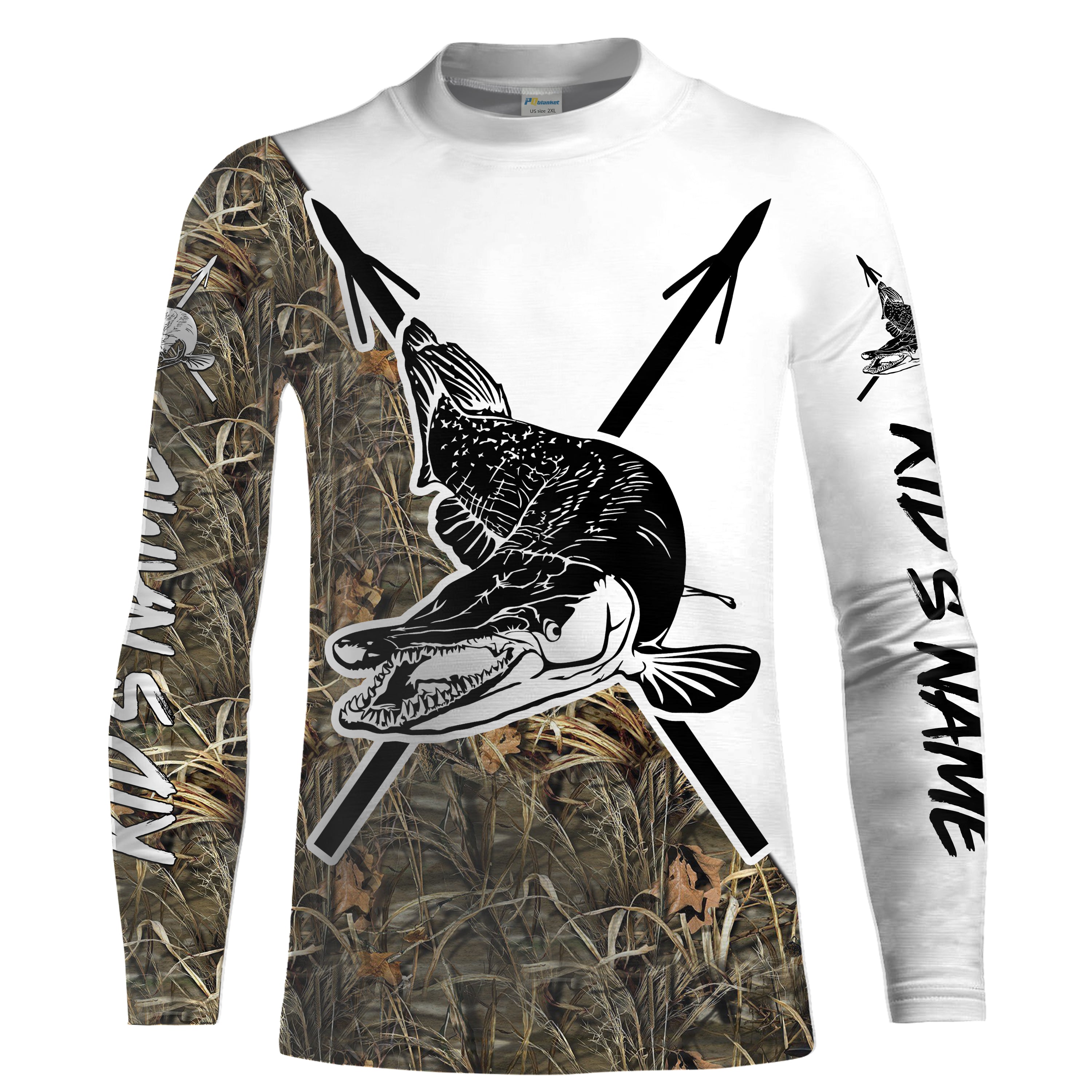 alligator-gar-bowfishing-shirts-custom-garfish-bow-fishing-long-sleeve-performance-fishing-shirts-lake-camo-fishing-long-sleeve-shirts