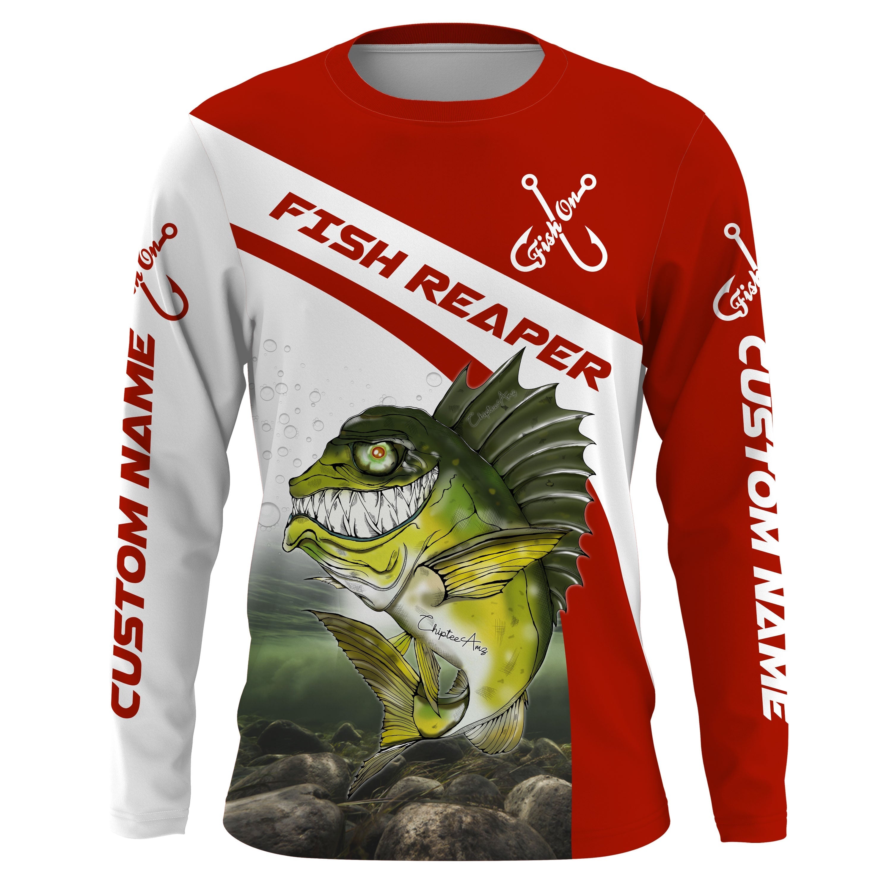 angry-bass-custom-performance-fishing-shirts-bass-fish-reaper-fishing-jerseys-red-fishing-long-sleeve-shirts