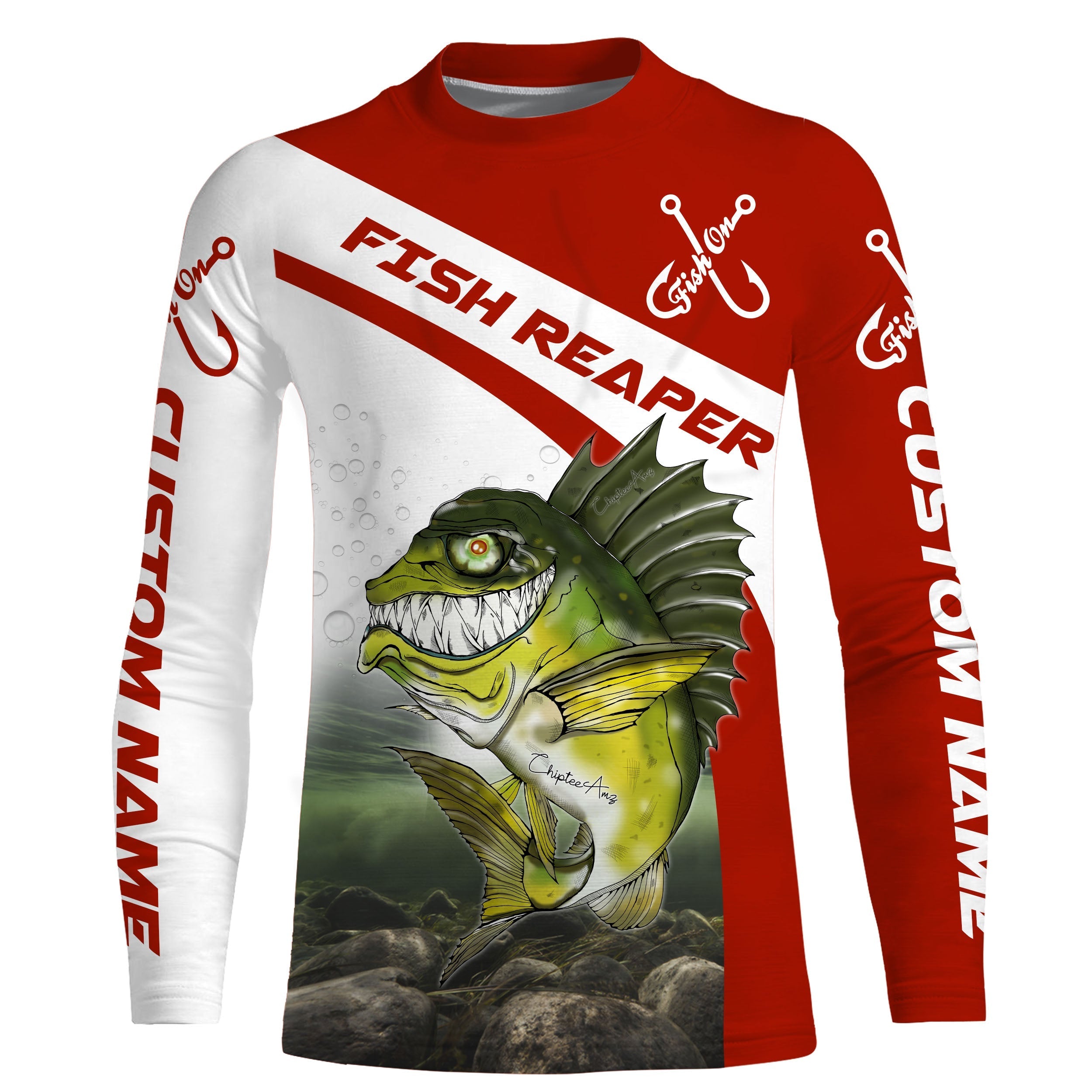 angry-bass-custom-performance-fishing-shirts-bass-fish-reaper-fishing-jerseys-red-fishing-long-sleeve-shirts