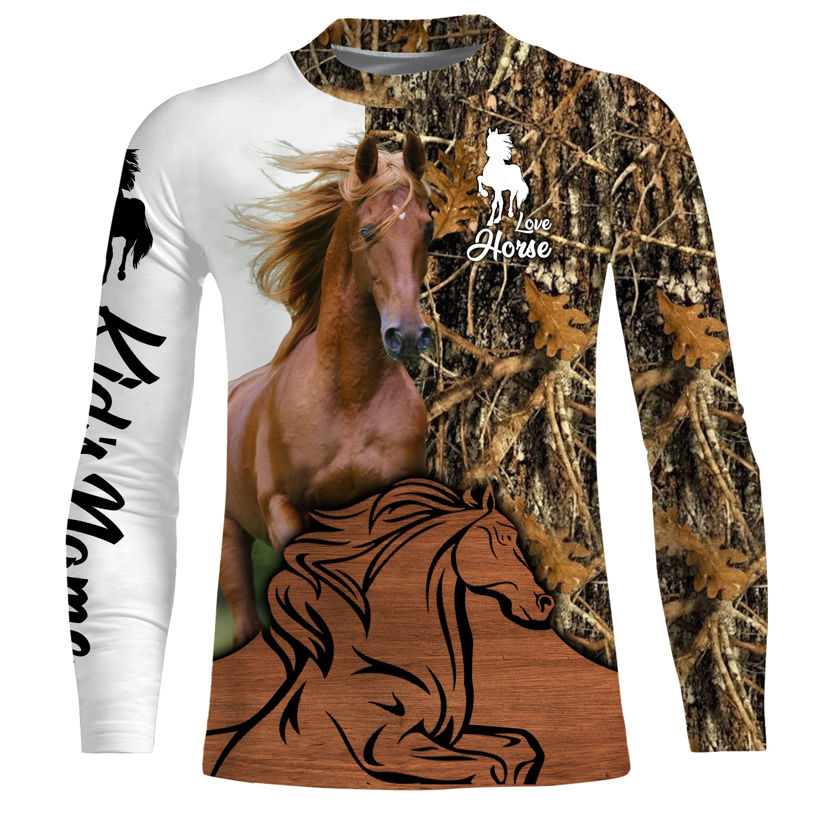 american-saddlebred-horse-saddlebred-clothing-camo-customize-name-3d-all-over-printed-shirts-personalized-gift-for-horse-lovers-fishing-long-sleeve-shirts