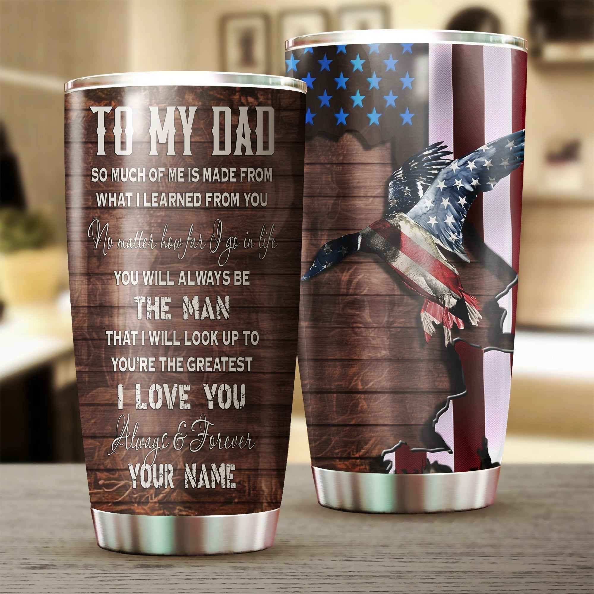 1pc-american-duck-hunting-games-to-my-dad-hunter-customize-name-stainless-steel-tumbler-cup-personalized-hunting-gift-for-dad-fishing-tumbler