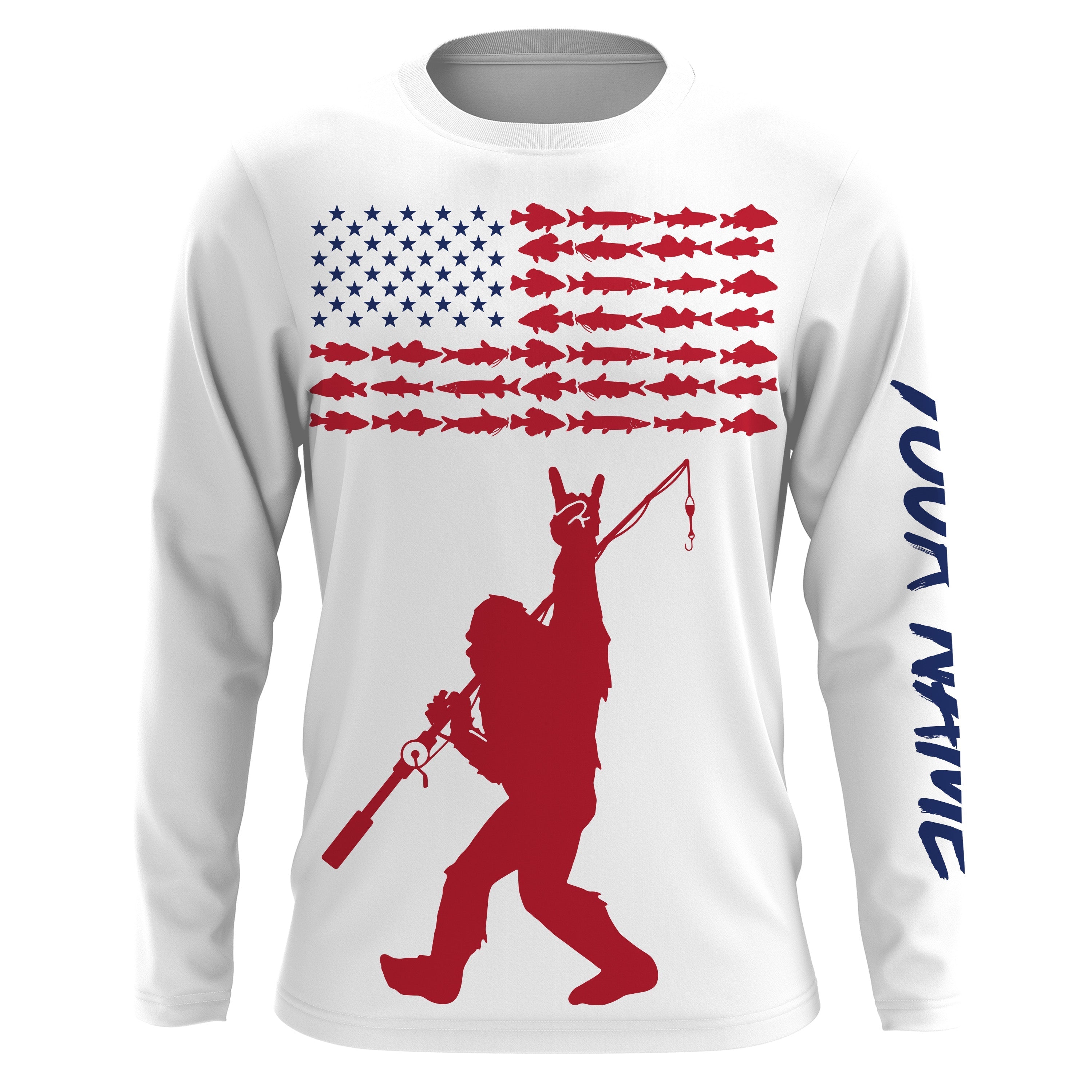 amerian-fishing-us-flag-patriotic-freshwater-fish-bigfoot-fishing-custom-name-3d-tournament-fishing-shirts-uv-protection-upf-30-fishing-long-sleeve-shirts