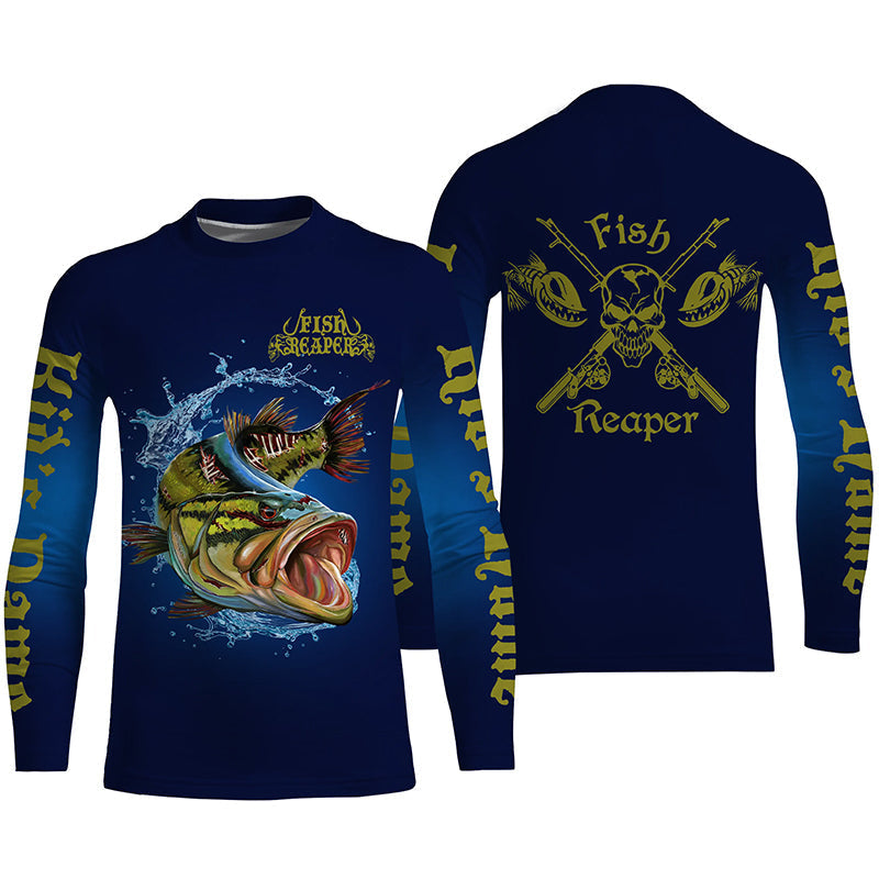 angry-largemouth-bass-fish-reaper-blue-fishing-custom-name-long-sleeves-fishing-shirts-bass-jerseys-fishing-long-sleeve-shirts