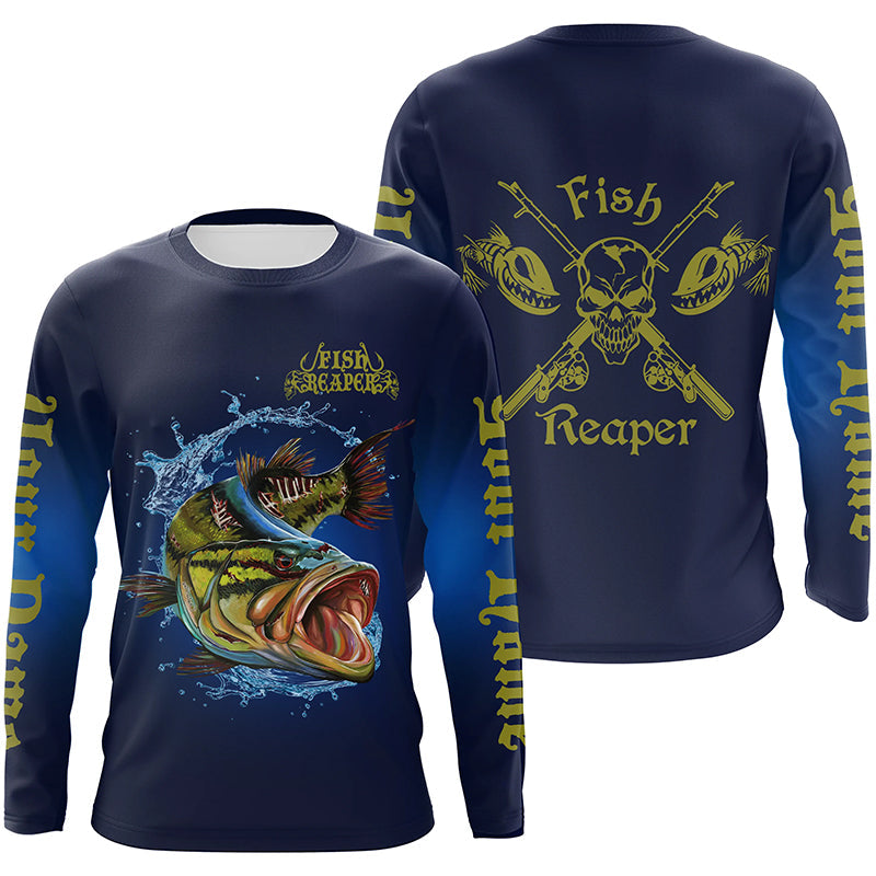 angry-largemouth-bass-fish-reaper-blue-fishing-custom-name-long-sleeves-fishing-shirts-bass-jerseys-fishing-long-sleeve-shirts