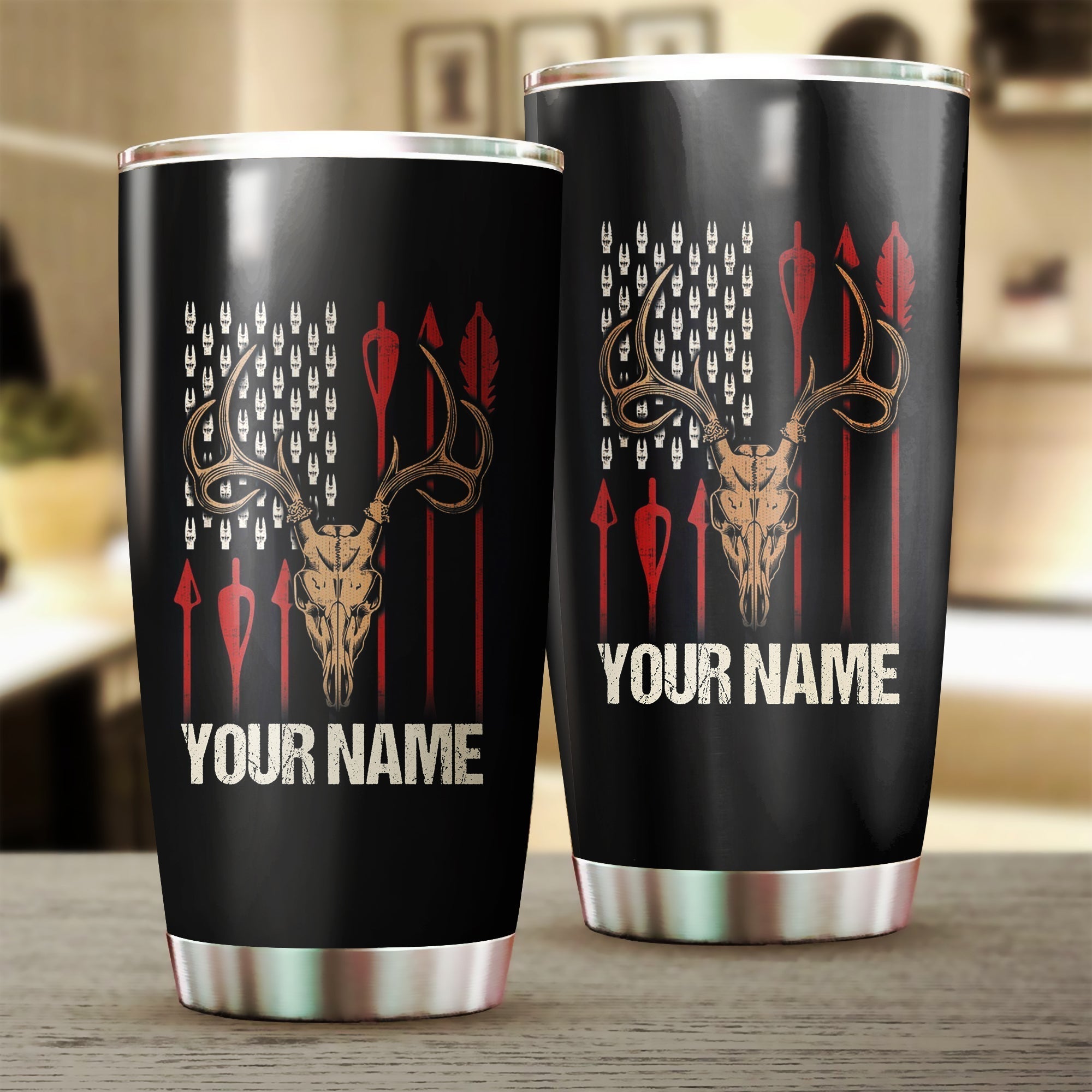 1pc-bow-hunting-american-flag-custom-name-stainless-steel-tumbler-cup-personalized-hunting-gifts-fishing-tumbler