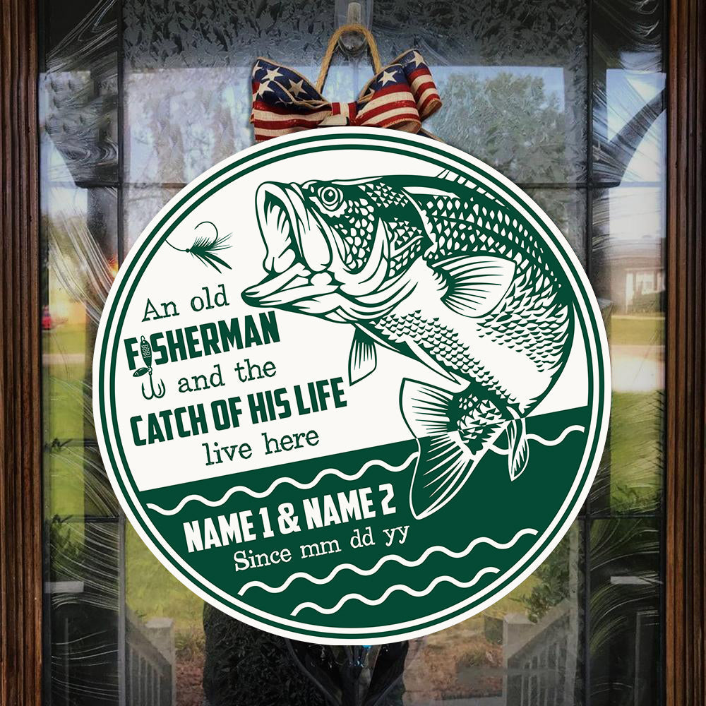 an-old-fisherman-and-the-catch-of-his-life-live-here-couples-fishing-christmas-door-hanger-wood-hanging-wooden-home-signs-fishing-hanging-door-sign