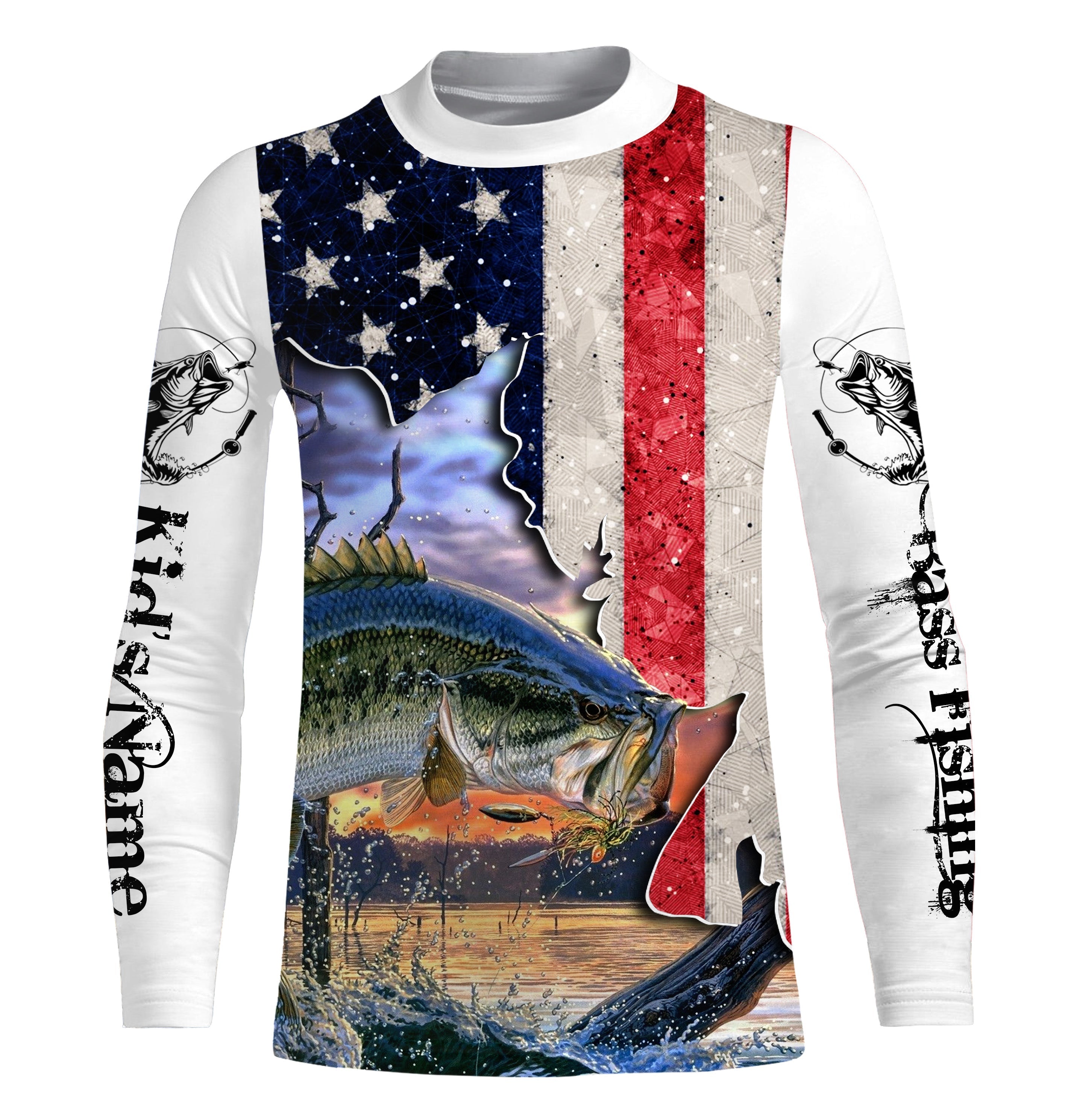 american-bass-fishing-us-flag-uv-protection-quick-dry-custom-name-long-sleeves-upf-30-fishing-shirt-for-adult-and-kid-fishing-long-sleeve-shirts