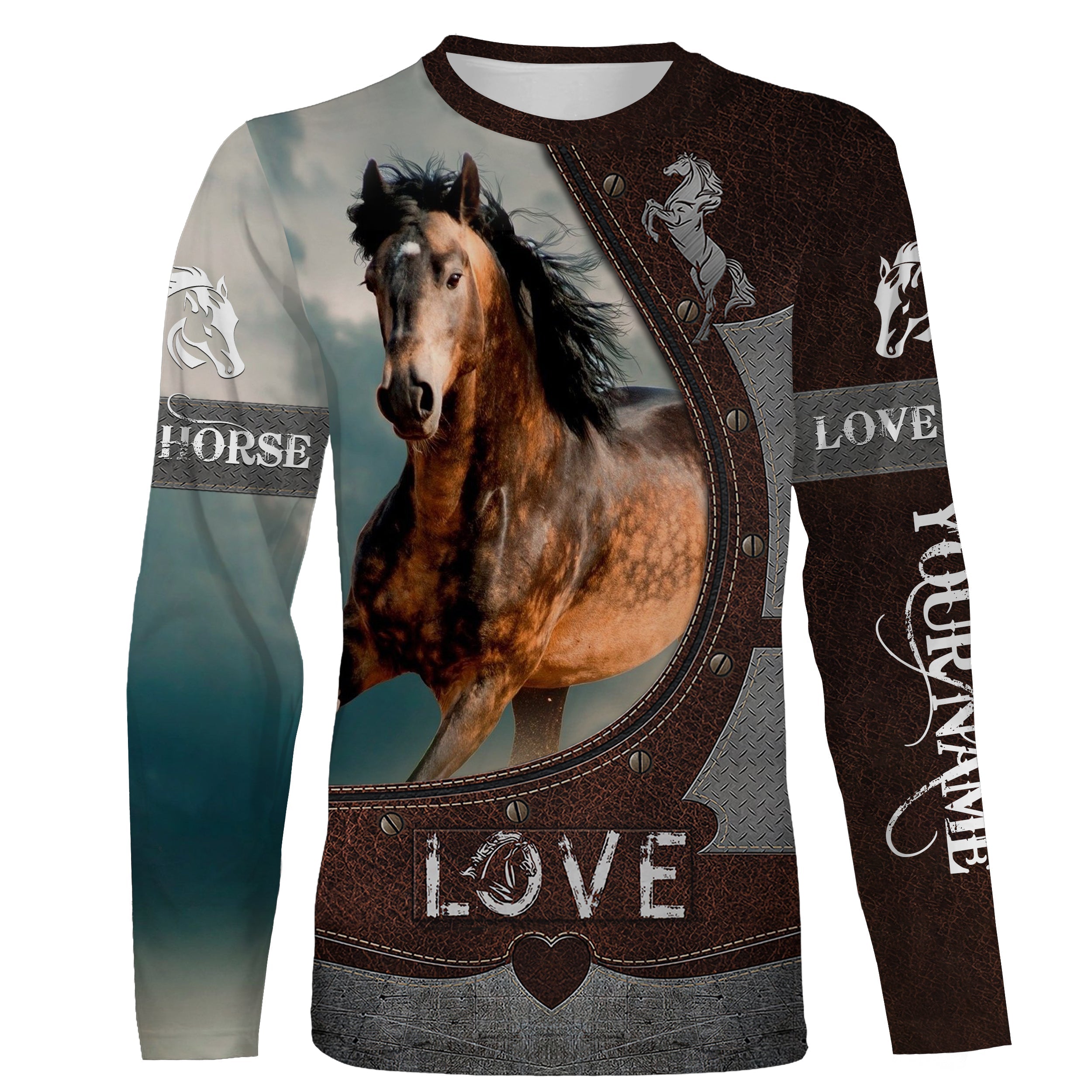 american-quarter-horse-love-horse-3d-shirts-custom-name-cute-horse-shirts-animal-shirts-girls-horse-clothes-for-men-women-kid-fishing-long-sleeve-shirts