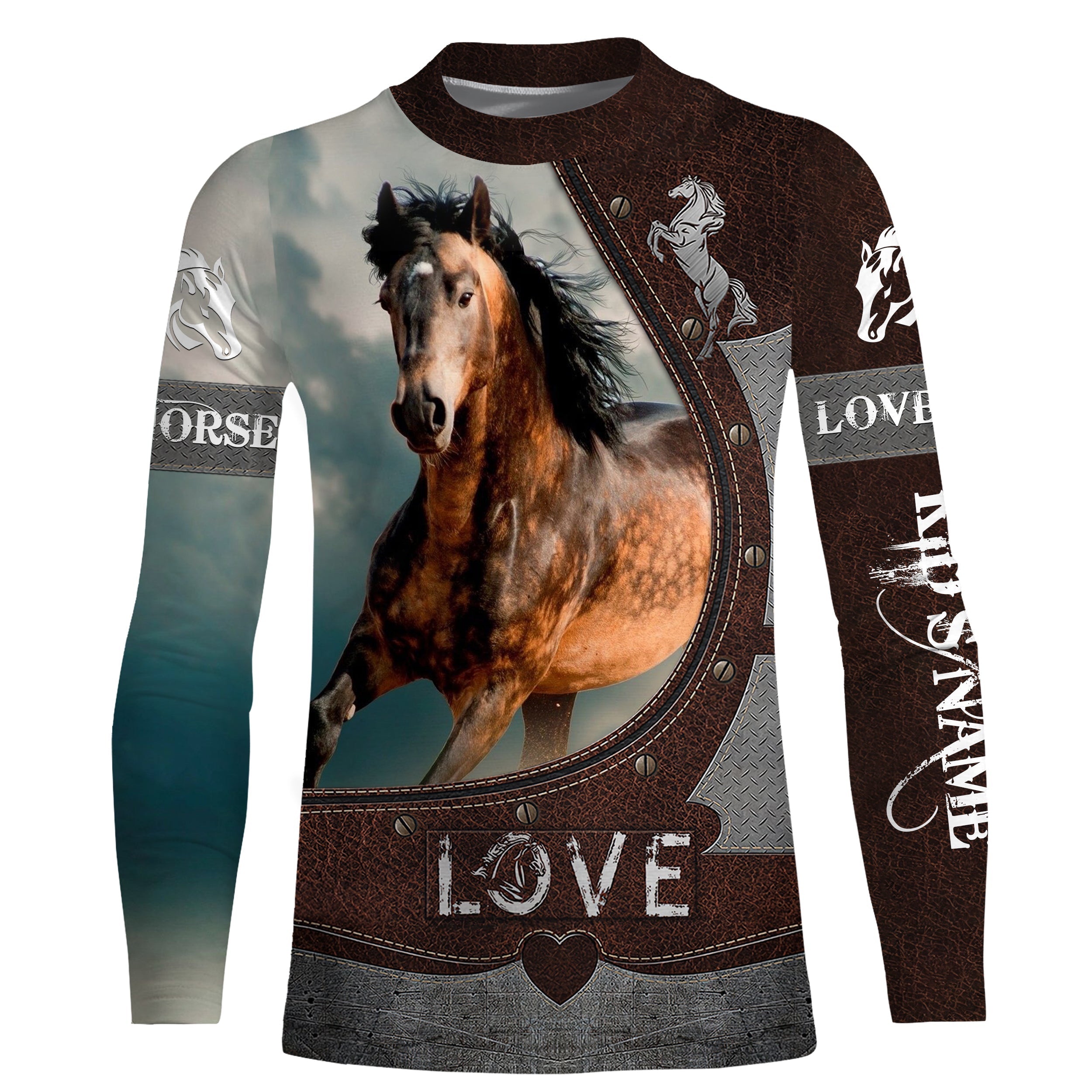 american-quarter-horse-love-horse-3d-shirts-custom-name-cute-horse-shirts-animal-shirts-girls-horse-clothes-for-men-women-kid-fishing-long-sleeve-shirts