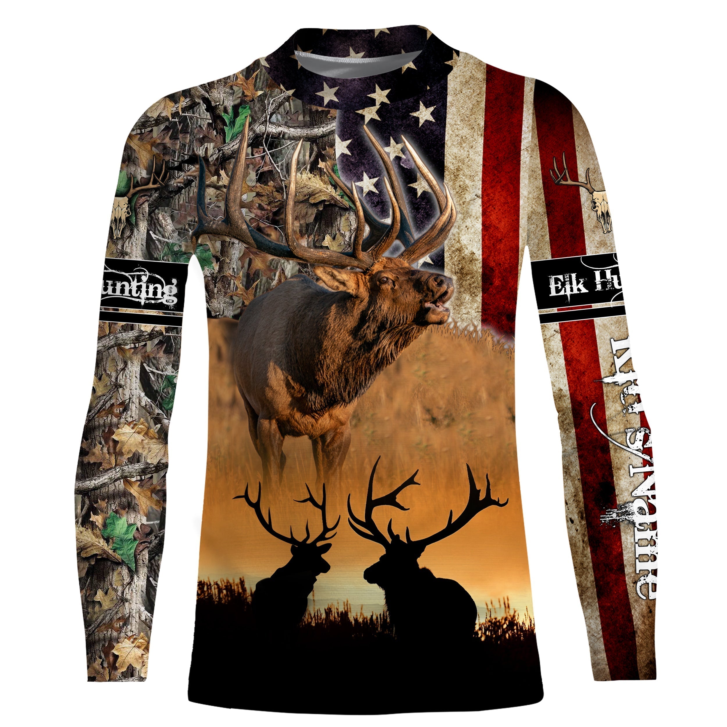 american-flag-elk-hunting-camo-custom-name-3d-hunting-apparel-personalized-hunting-gift-for-hunters-fishing-long-sleeve-shirts