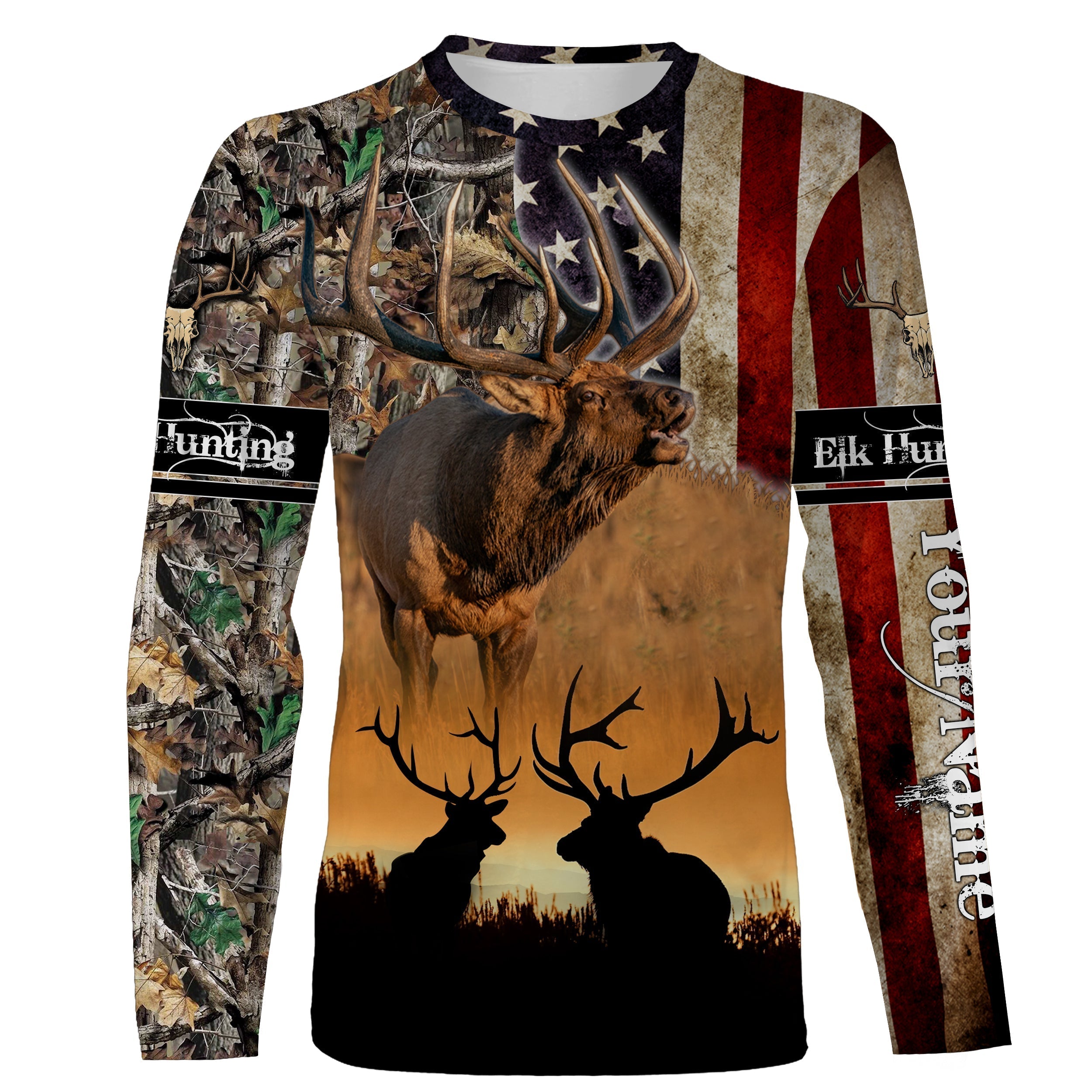 american-flag-elk-hunting-camo-custom-name-3d-hunting-apparel-personalized-hunting-gift-for-hunters-fishing-long-sleeve-shirts