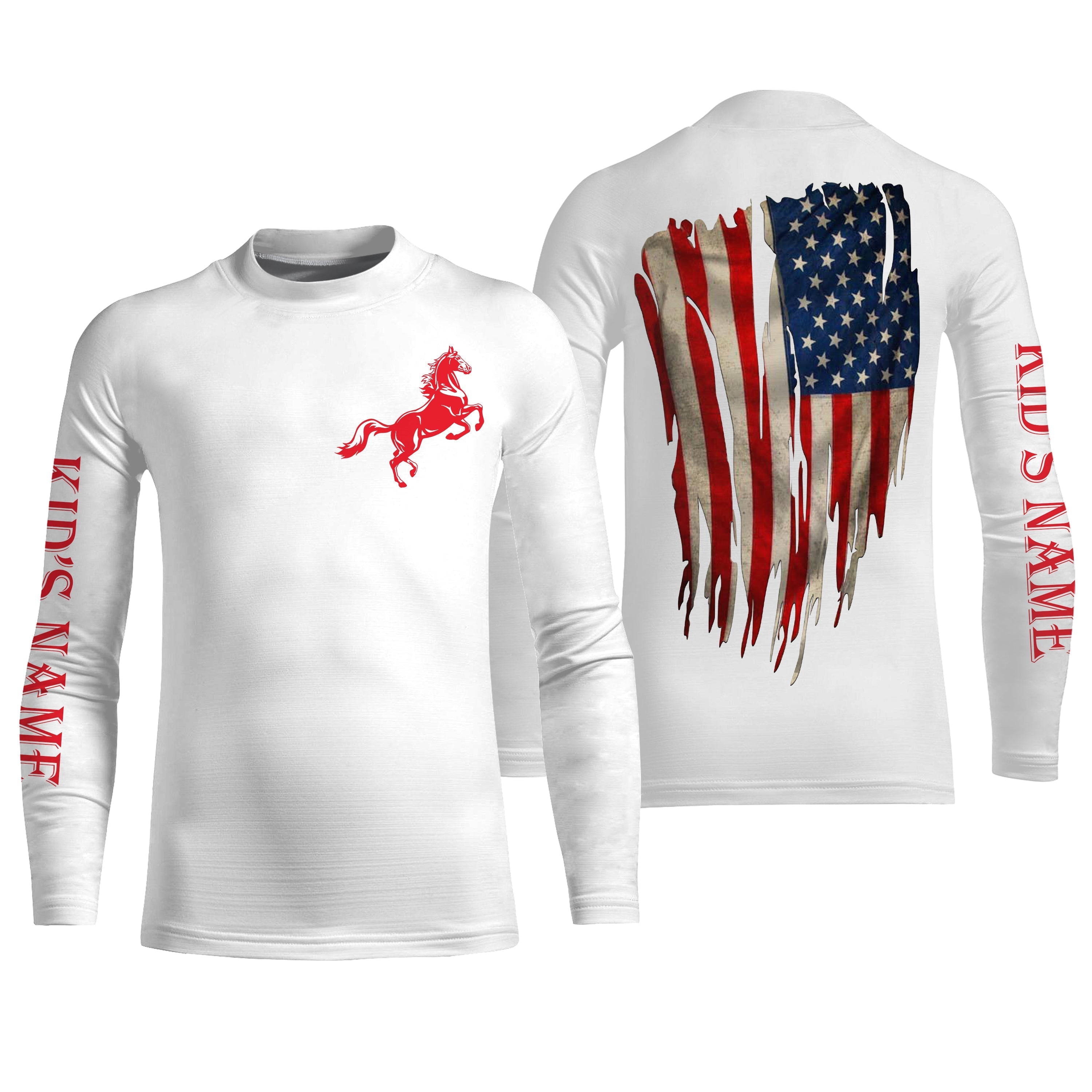 american-flag-patriotic-horse-riding-custom-name-3d-all-over-printed-shirts-personalized-horse-shirt-fishing-long-sleeve-shirts