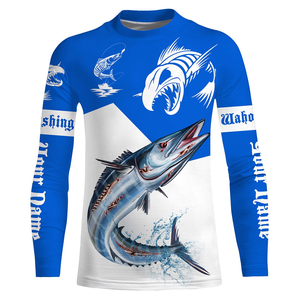 angry-wahoo-fishing-custom-long-sleeve-fishing-shirts-wahoo-fish-skeleton-fishing-jerseys-blue-fishing-long-sleeve-shirts