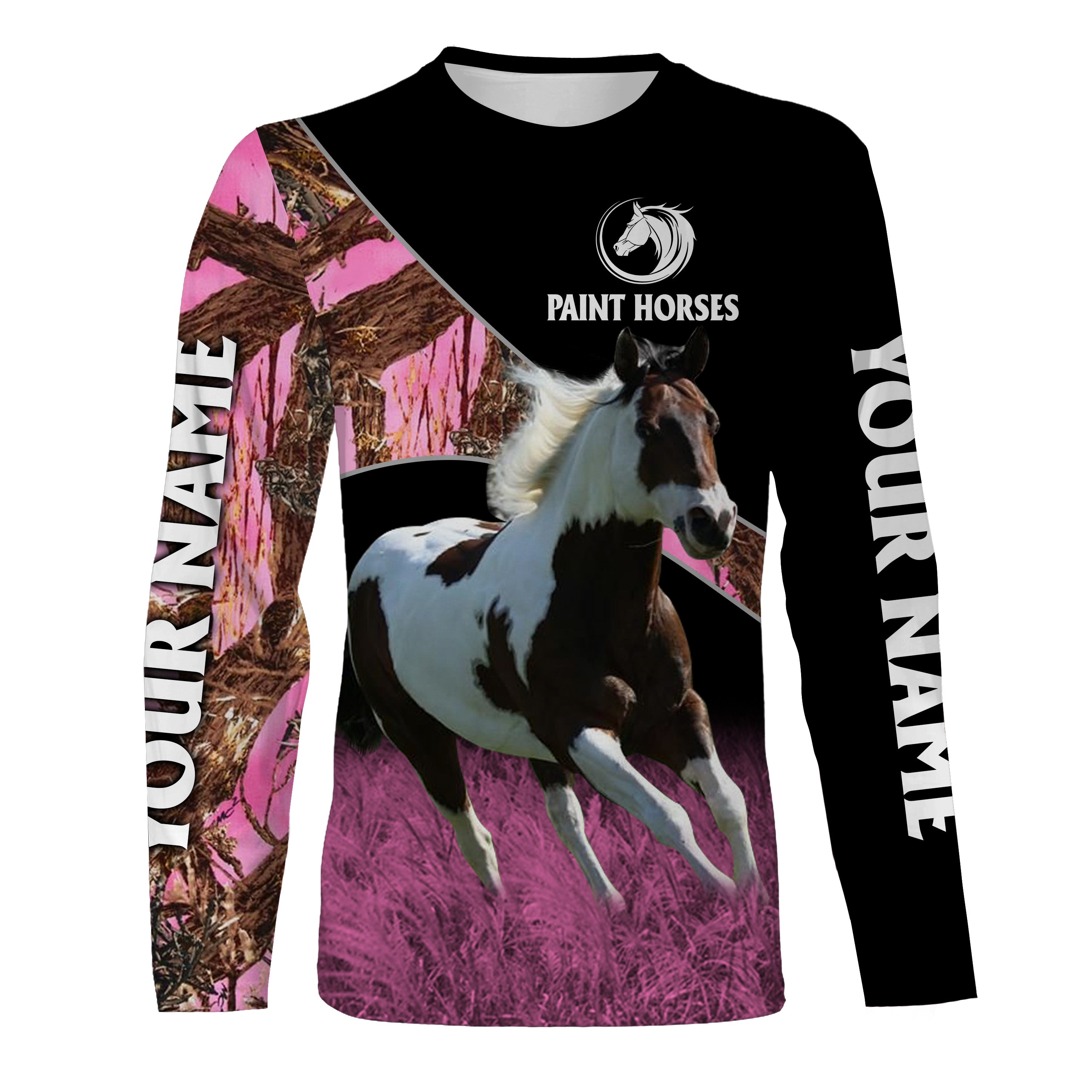 american-paint-horse-pink-tree-camo-custom-name-full-printing-sweatshirt-hoodie-t-shirt-personalized-gift-for-horse-lovers-fishing-long-sleeve-shirts