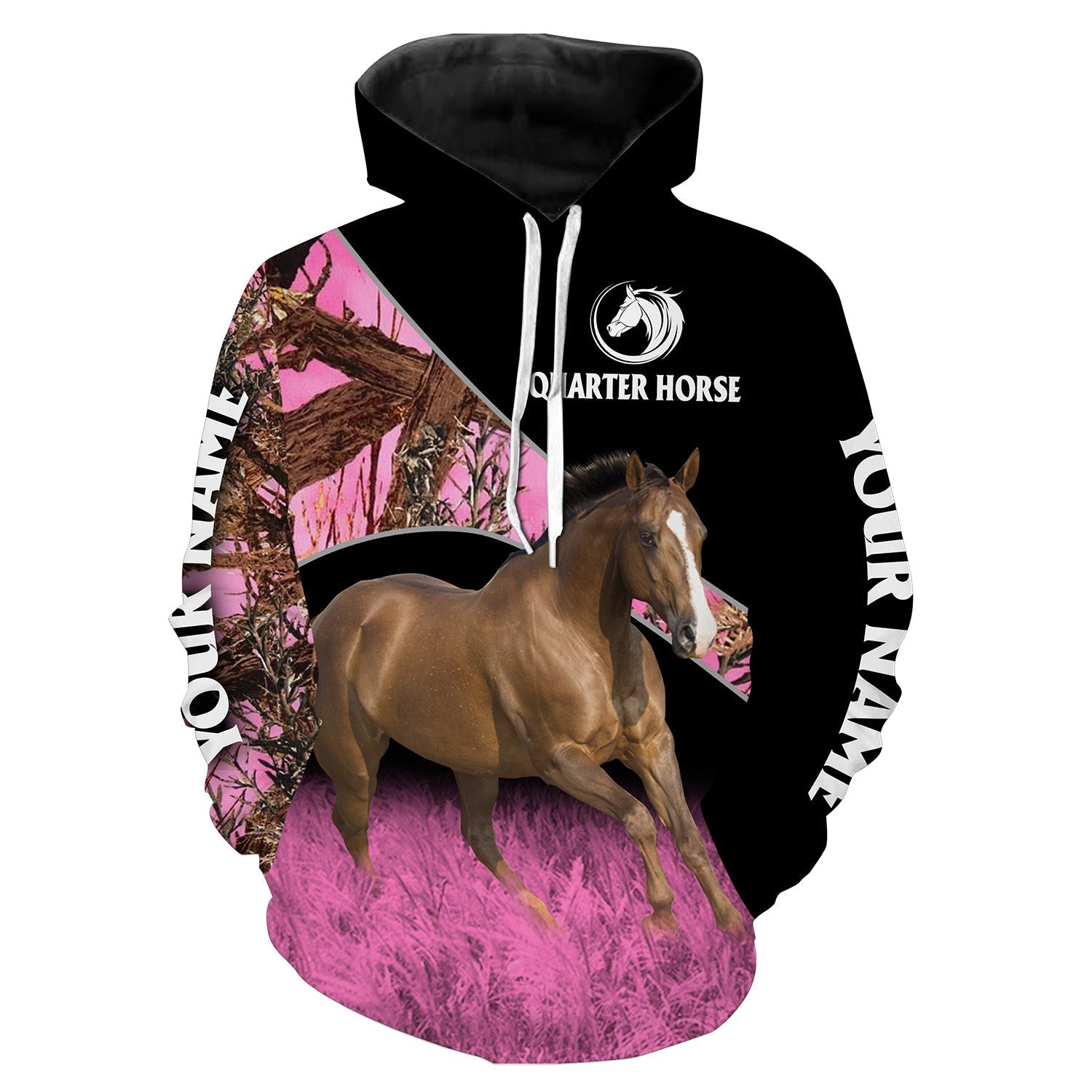 american-quarter-horse-pink-tree-camo-custom-name-full-printing-sweatshirt-hoodie-t-shirt-personalized-gift-for-horse-lovers-fishing-hoodie