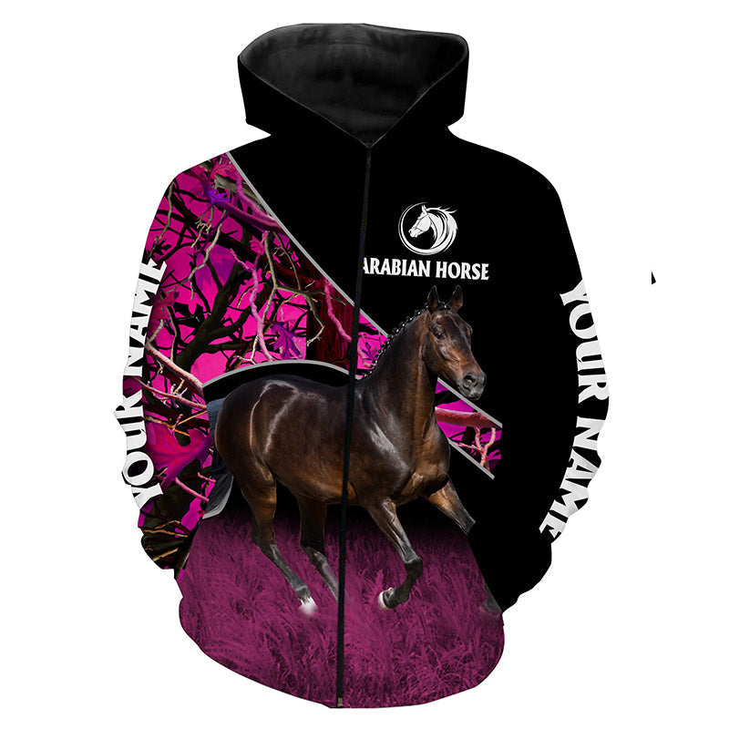 arabian-horse-pink-camo-custom-name-full-printing-shirts-hoodie-personalized-gift-for-horse-lovers-fishing-hoodie