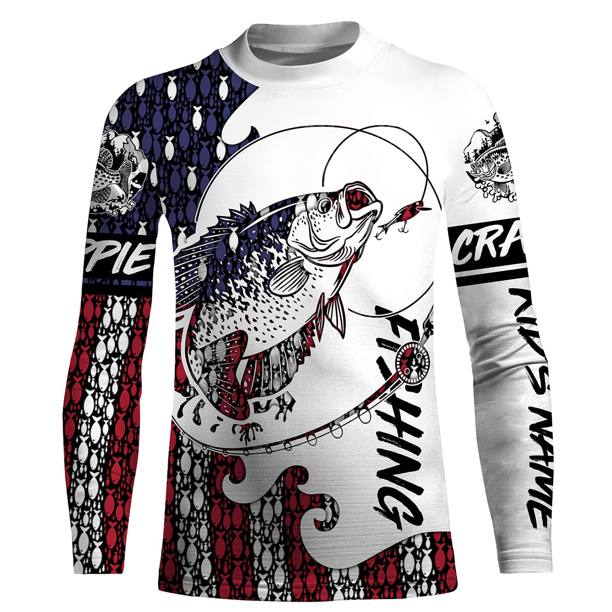 american-fishing-flag-crappie-fishing-custom-name-uv-protection-shirts-crappie-fishing-jerseys-fishing-long-sleeve-shirts