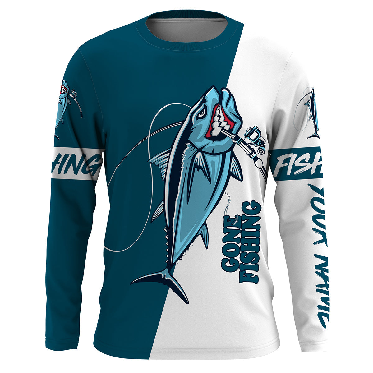 angry-tuna-fish-on-gone-fishing-custom-name-performance-fishing-uv-protection-long-sleeve-shirt-offshore-fishing-outfits-fishing-long-sleeve-shirts