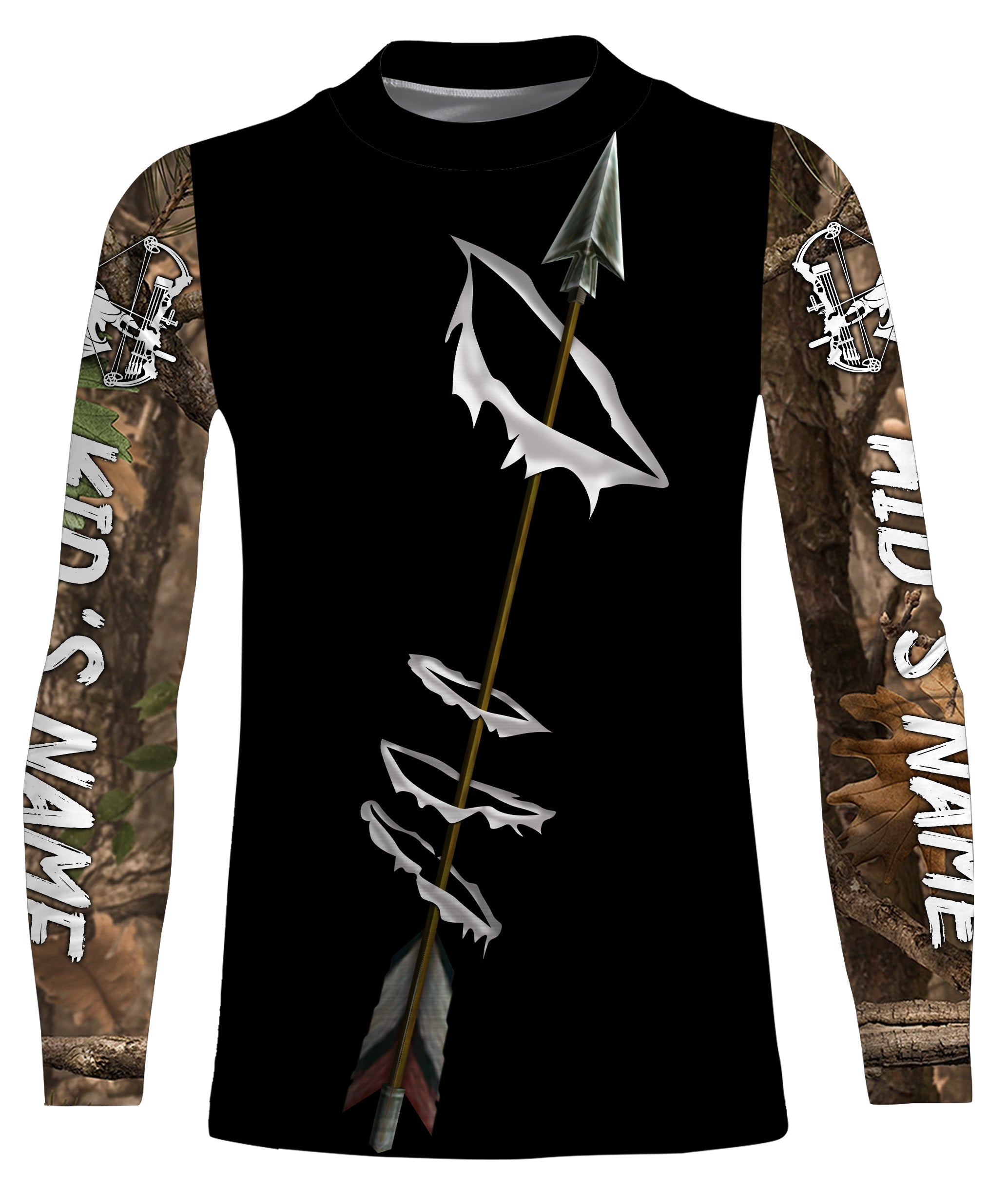 archery-bow-arrrow-3d-custom-name-t-shirt-long-sleeve-hoodie-personalized-archery-gifts-shirts-for-adult-and-kid-fishing-long-sleeve-shirts