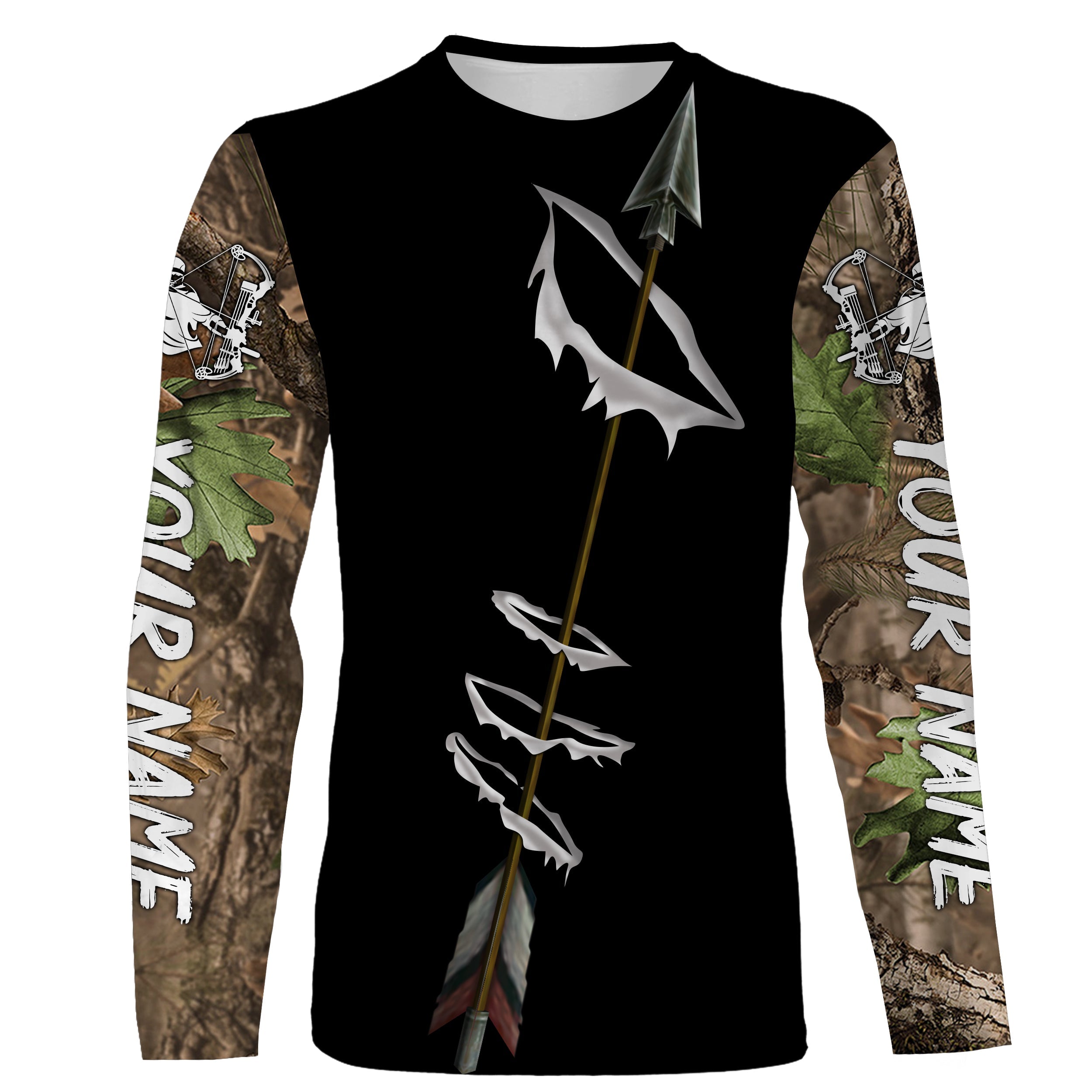 archery-bow-arrrow-3d-custom-name-t-shirt-long-sleeve-hoodie-personalized-archery-gifts-shirts-for-adult-and-kid-fishing-long-sleeve-shirts