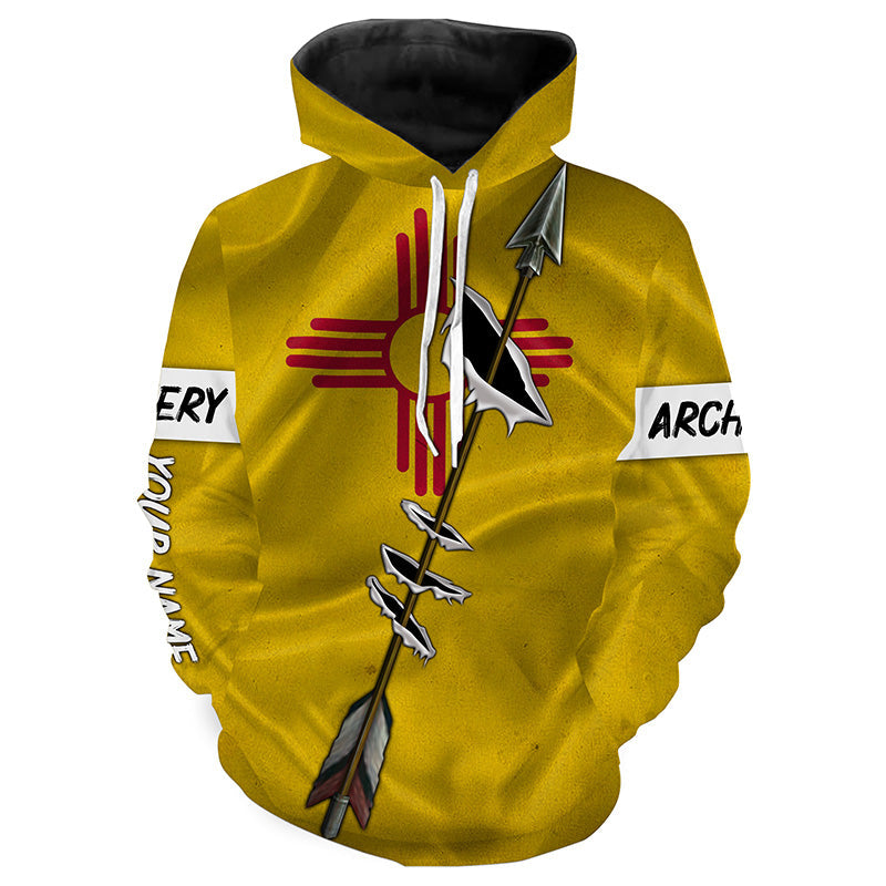 archery-bow-hunting-new-mexico-flag-custom-name-3d-all-over-print-shirt-personalized-archers-gifts-fishing-hoodie