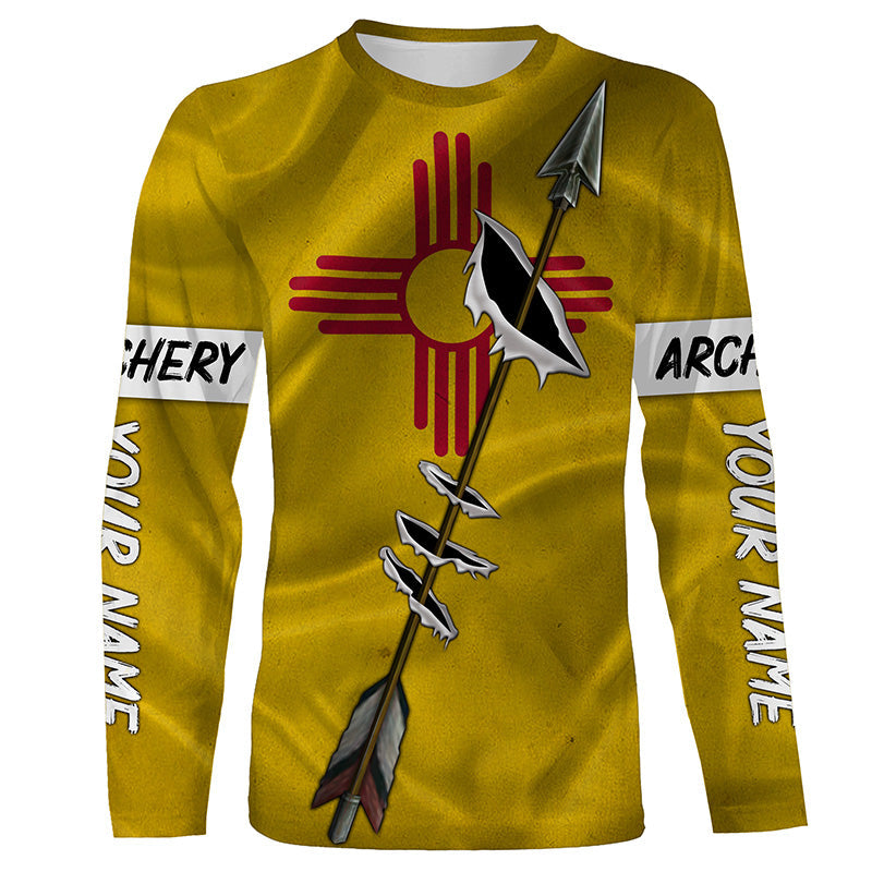 archery-bow-hunting-new-mexico-flag-custom-name-3d-all-over-print-shirt-personalized-archers-gifts-fishing-long-sleeve-shirts