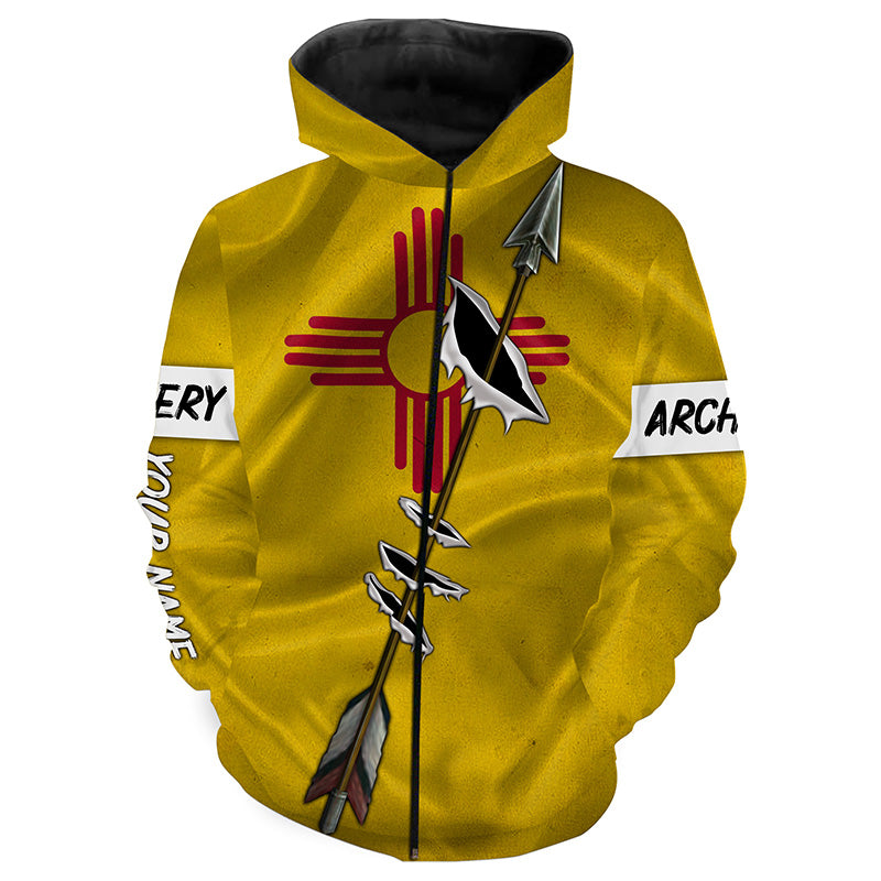 archery-bow-hunting-new-mexico-flag-custom-name-3d-all-over-print-shirt-personalized-archers-gifts-fishing-hoodie