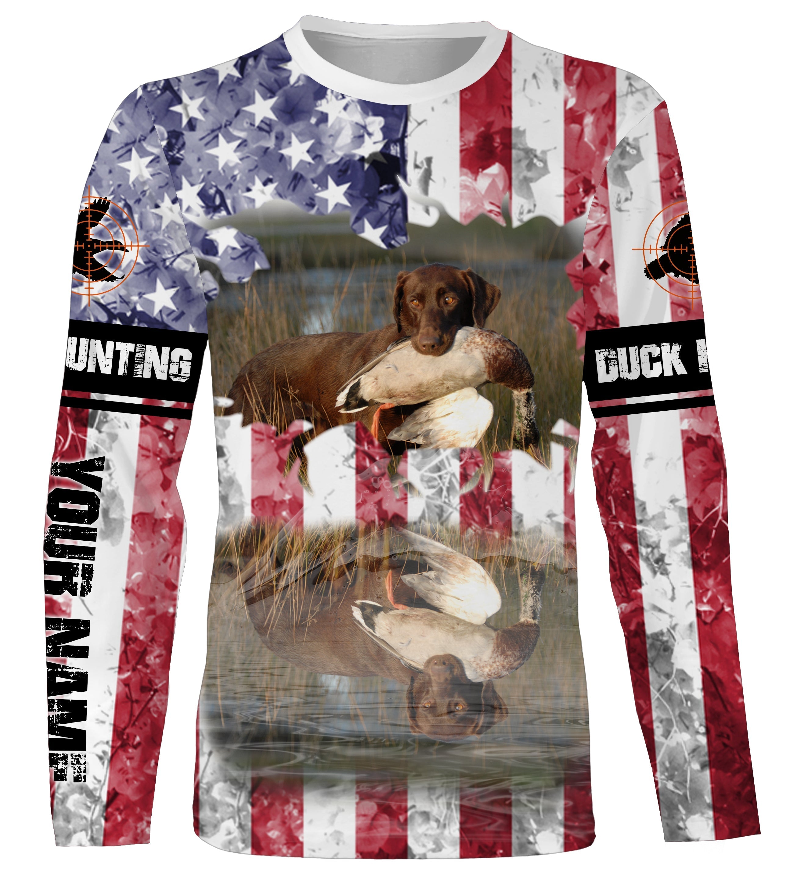 american-flag-chocolate-labrador-retriever-duck-hunting-dog-custom-name-3d-all-over-print-shirts-fishing-long-sleeve-shirts