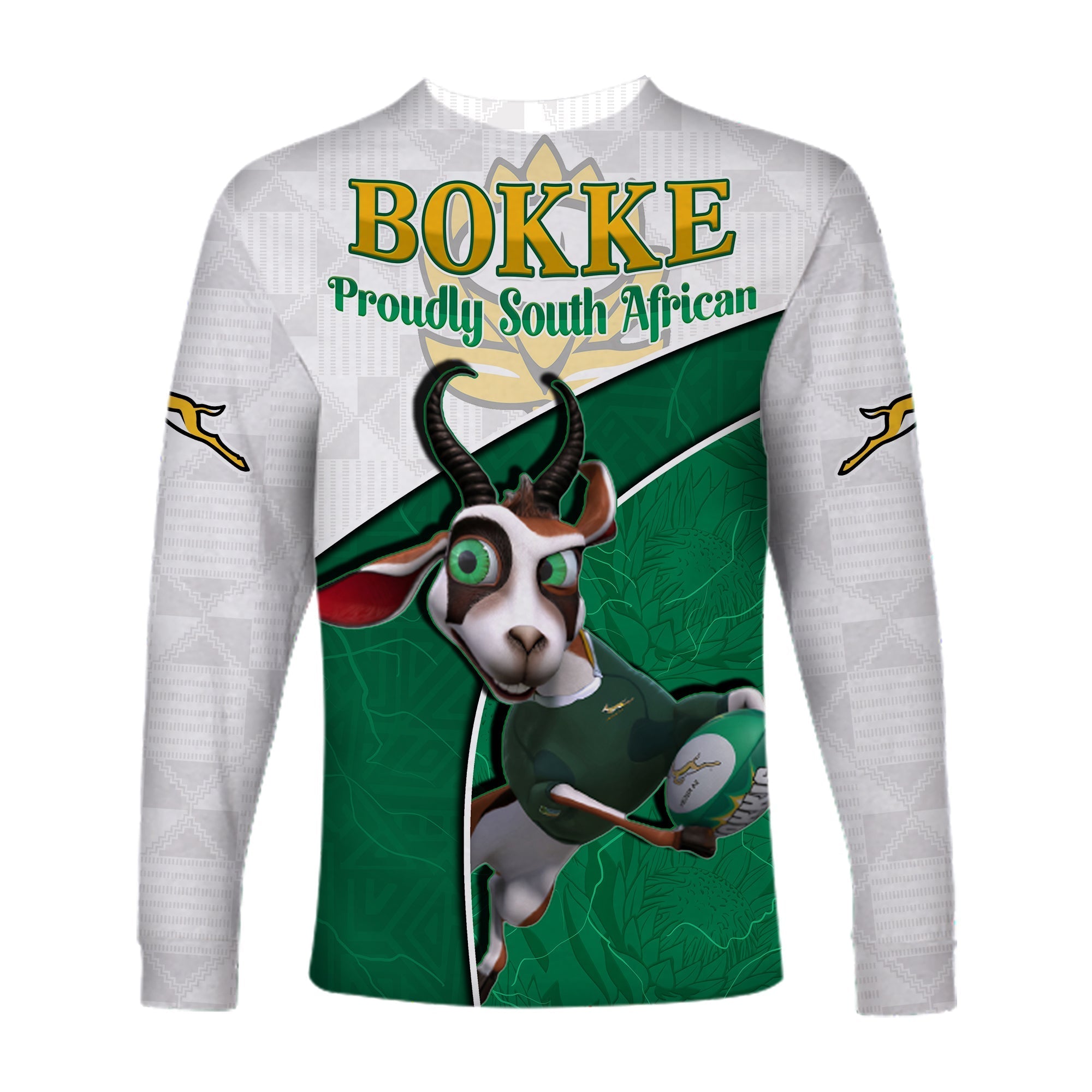 custom-personalised-south-africa-rugby-long-sleeve-shirt-proudly-springboks-cartoon-bokke-african-pattern