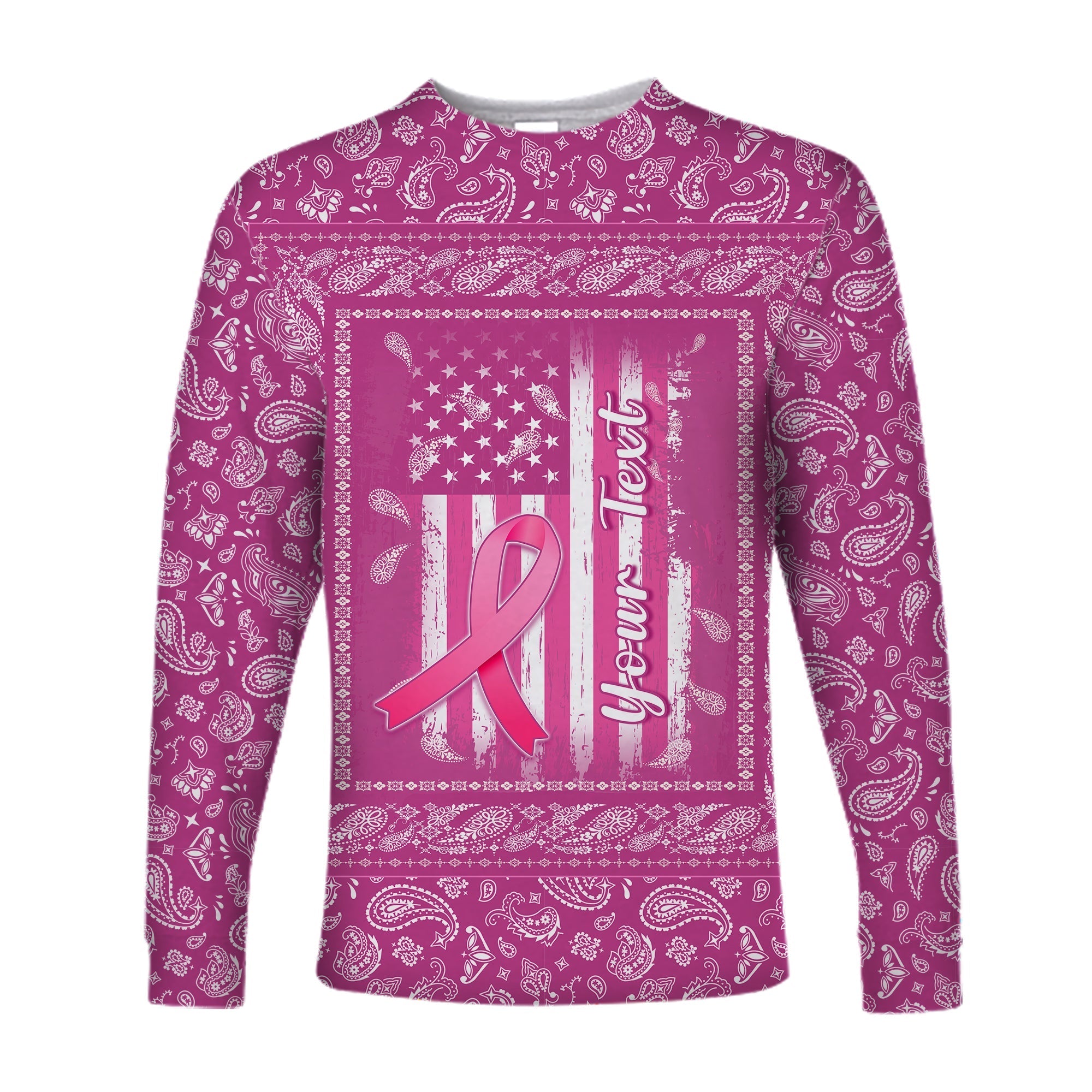 custom-personalised-breast-cancer-long-sleeve-shirt-pink-paisley-pattern-in-october-we-wear-pink