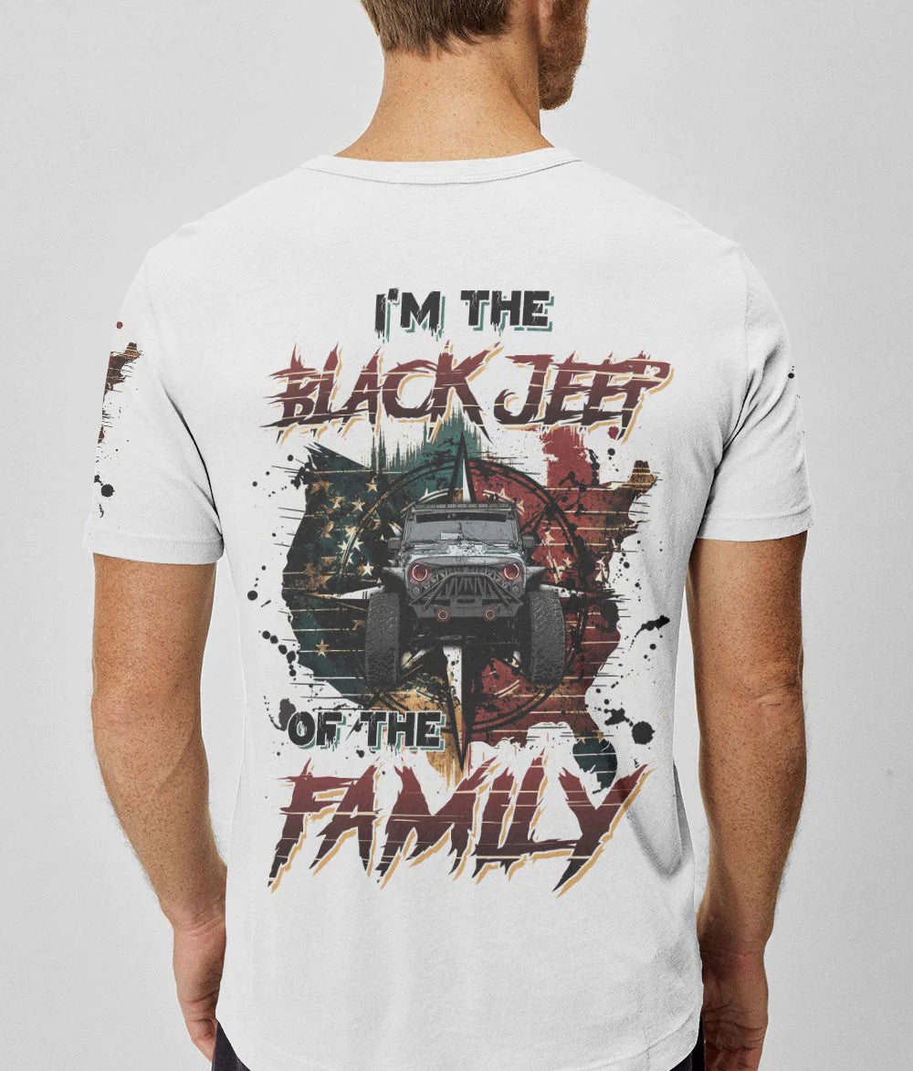 im-the-black-jeep-of-the-family-map-america-t-shirt