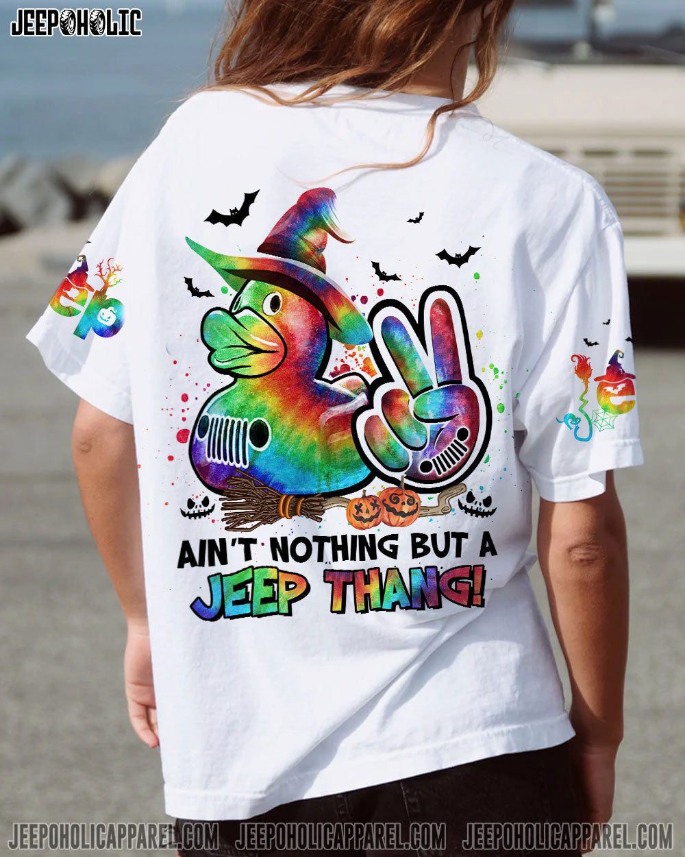 Ain't Nothing But A Jeep Thang Tie Dye Halloween All Over Print