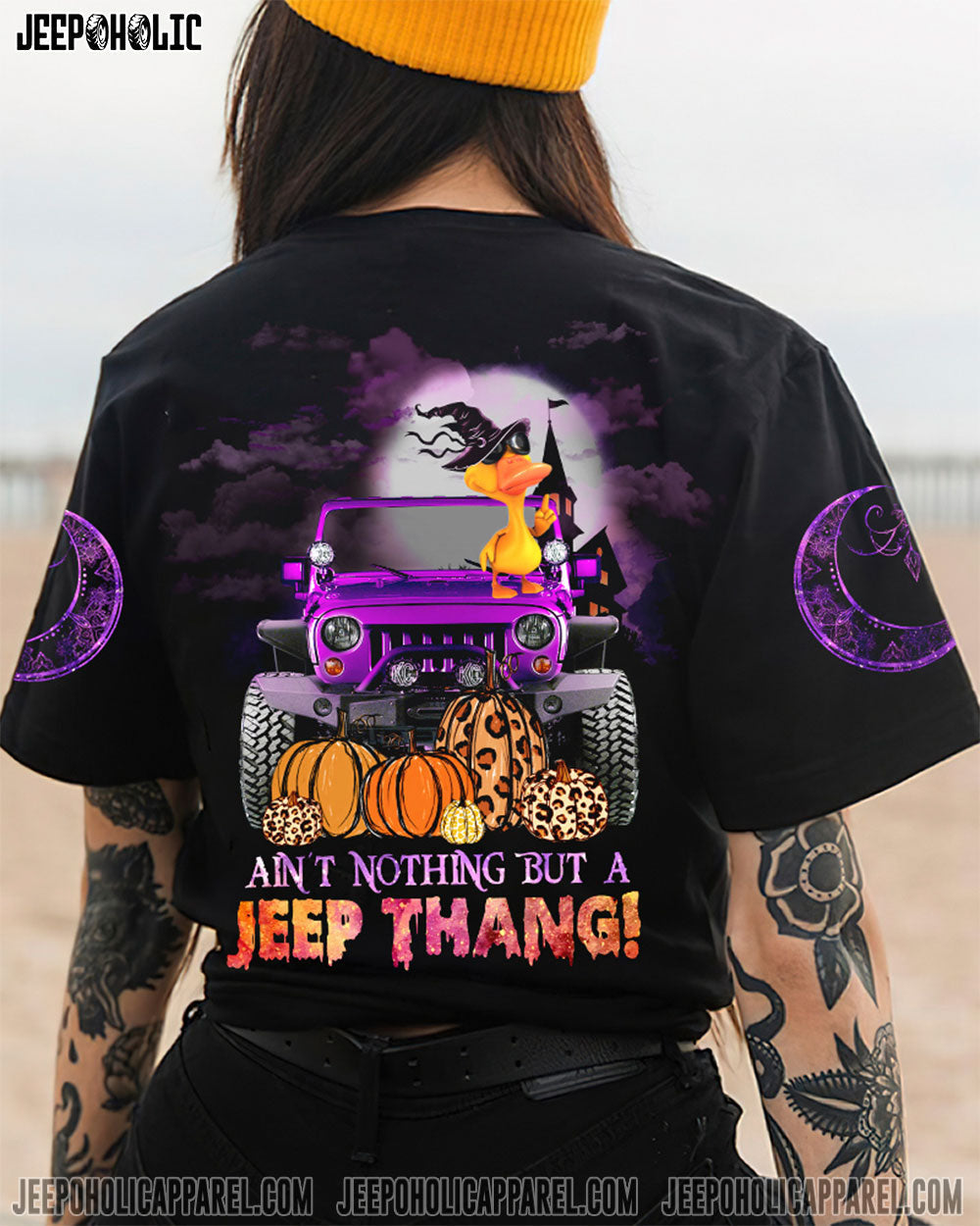 Ain't Nothing But A Jeep Thang Duck Halloween All Over Print